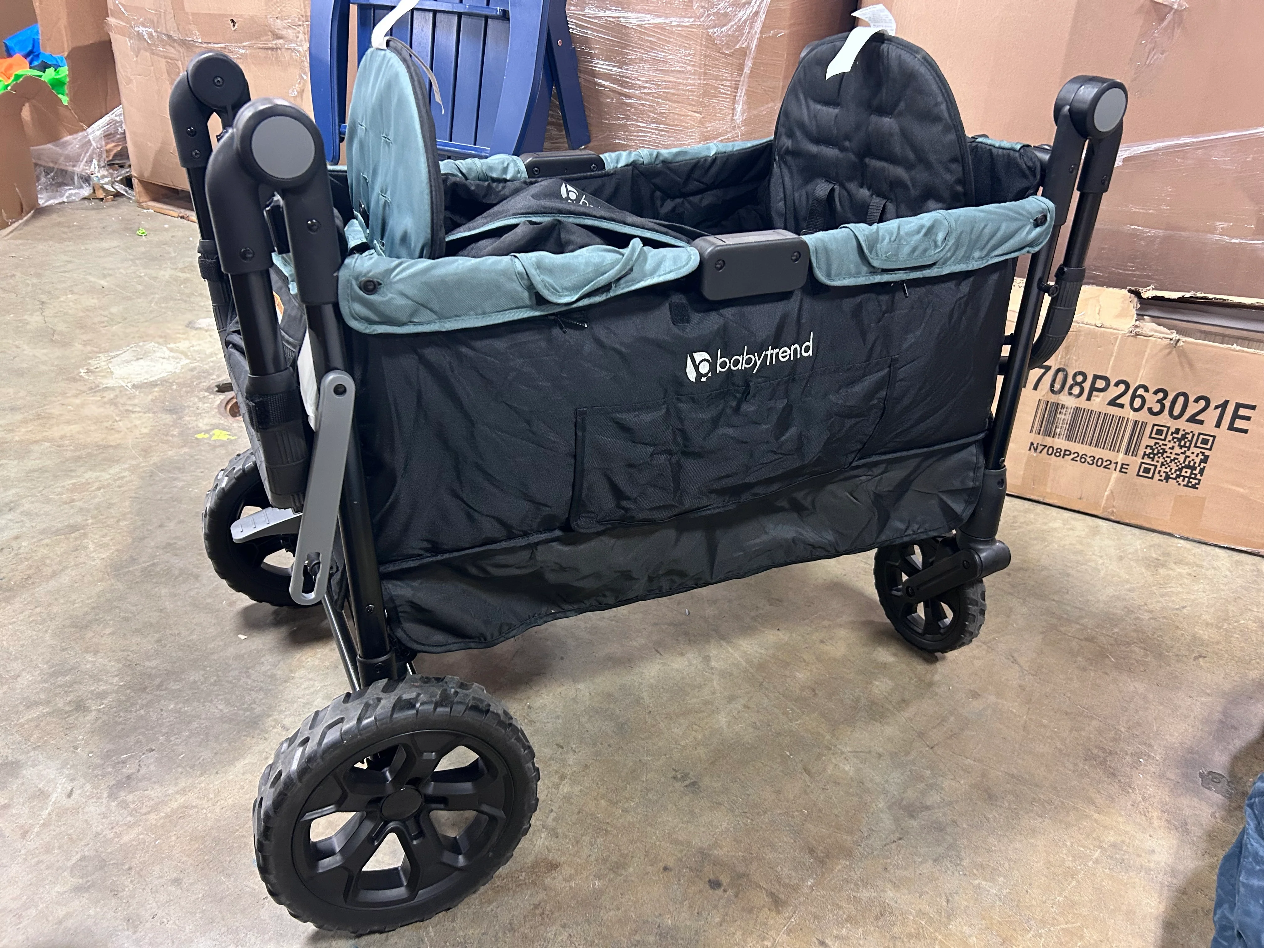 Quest PLUS 3-in-1 Stroller Wagon - Madrid Green - Image 7