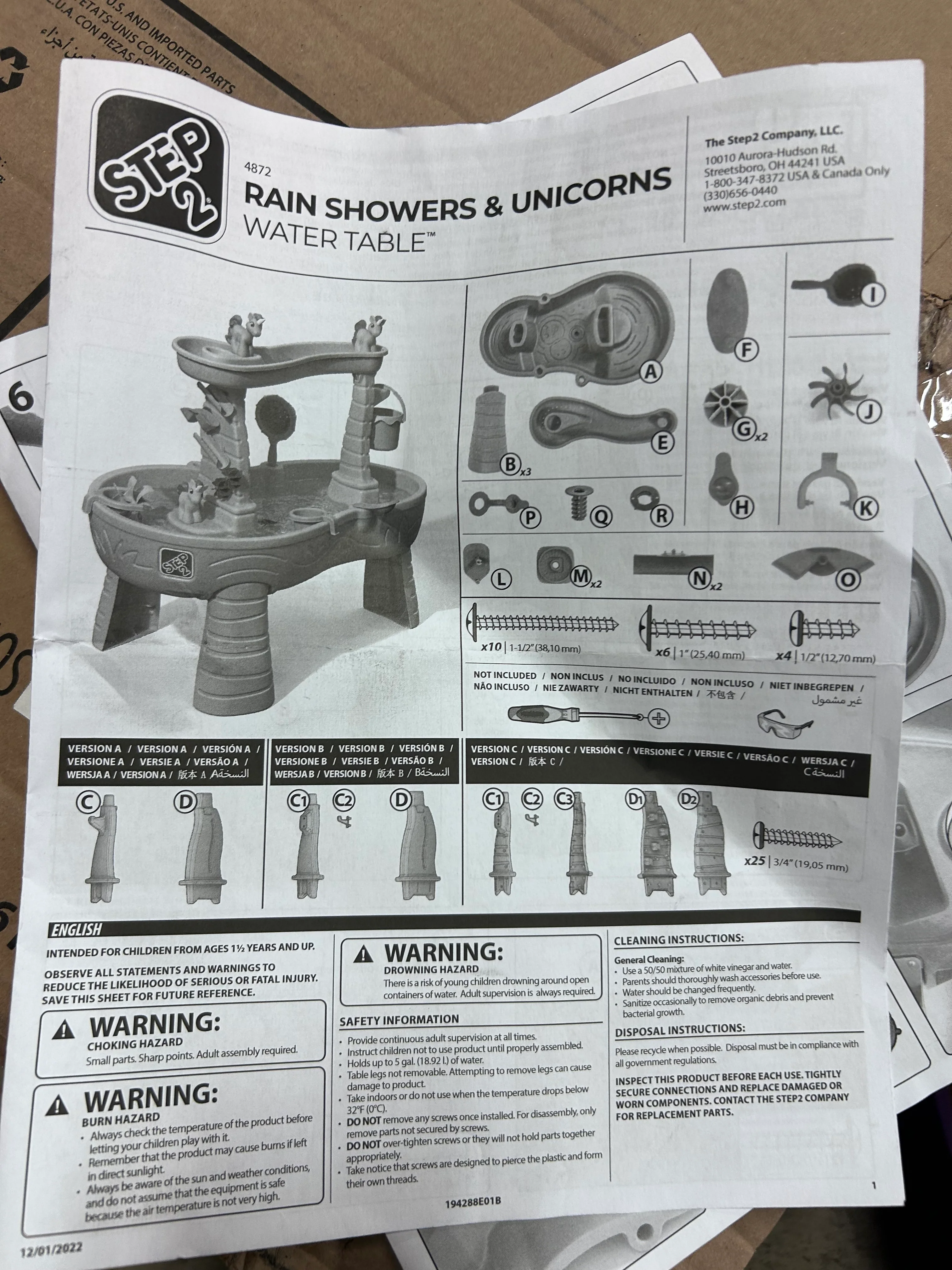 Rain Showers & Unicorn Sand and Water Table for Toddlers - Image 7