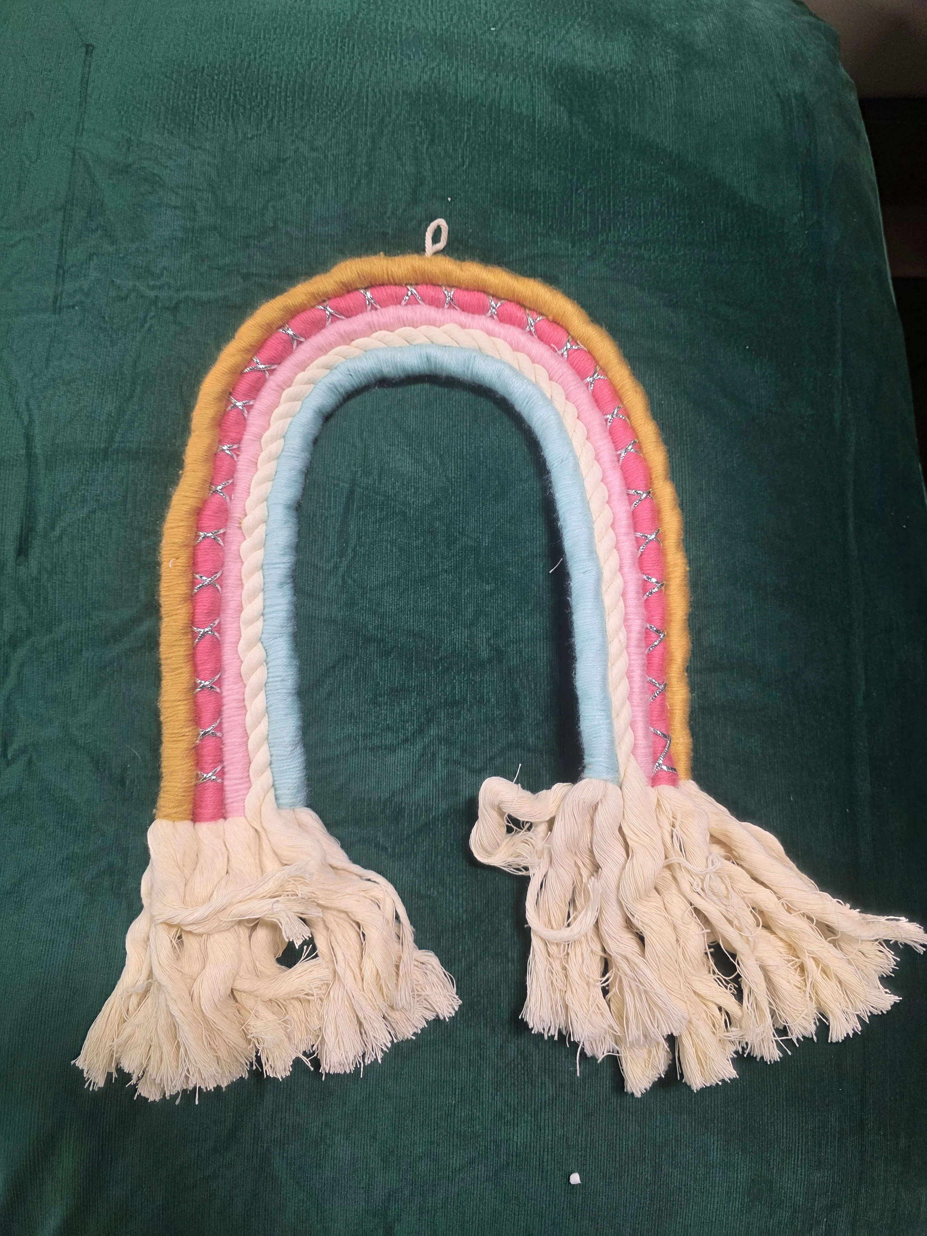 Rainbow Rope Hanging Kids' Wall Decor - Pillowfort™ - SHOWROOM ITEM - Image 2