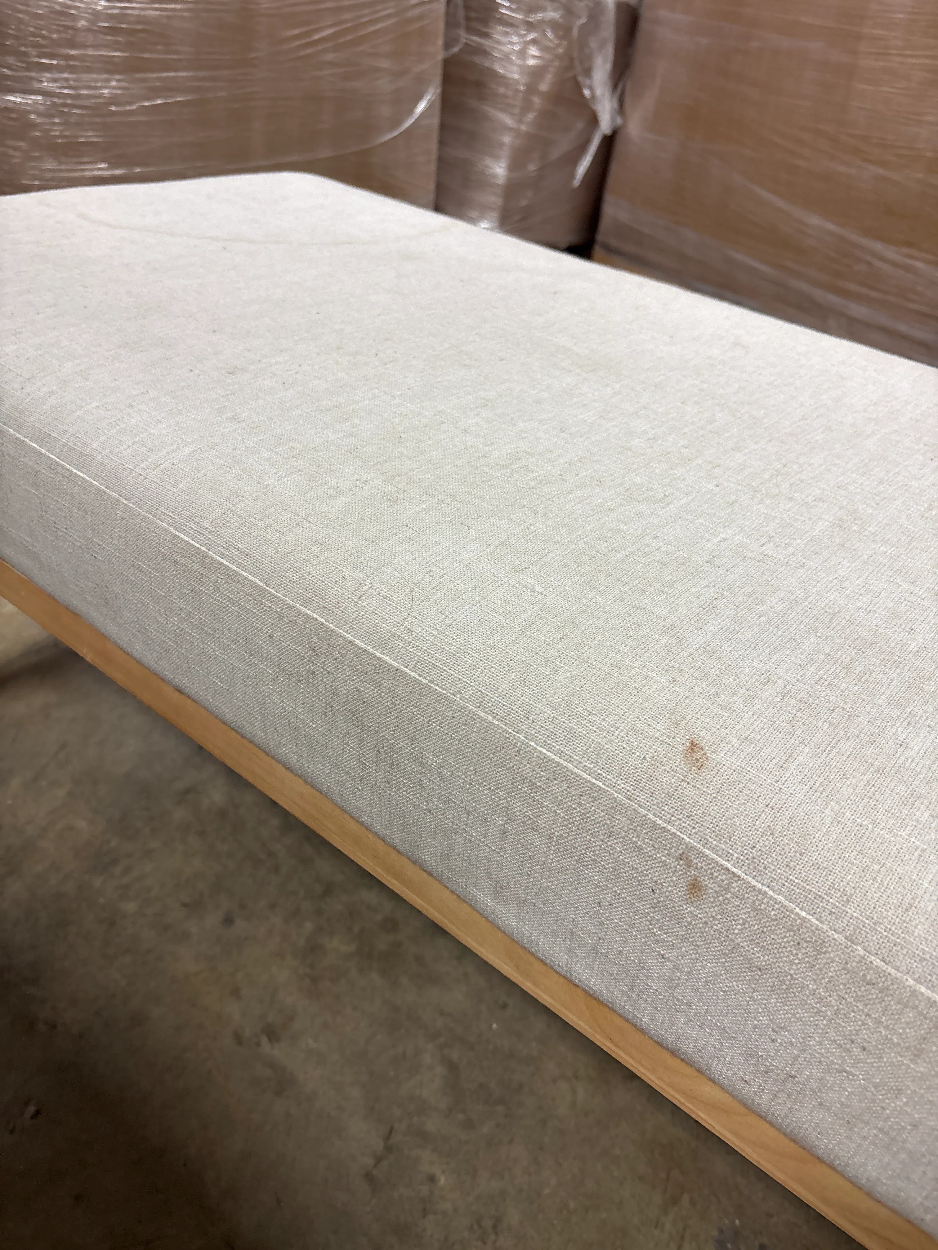 Randolph Bench - Linen SHOWROOM ITEM - Image 6