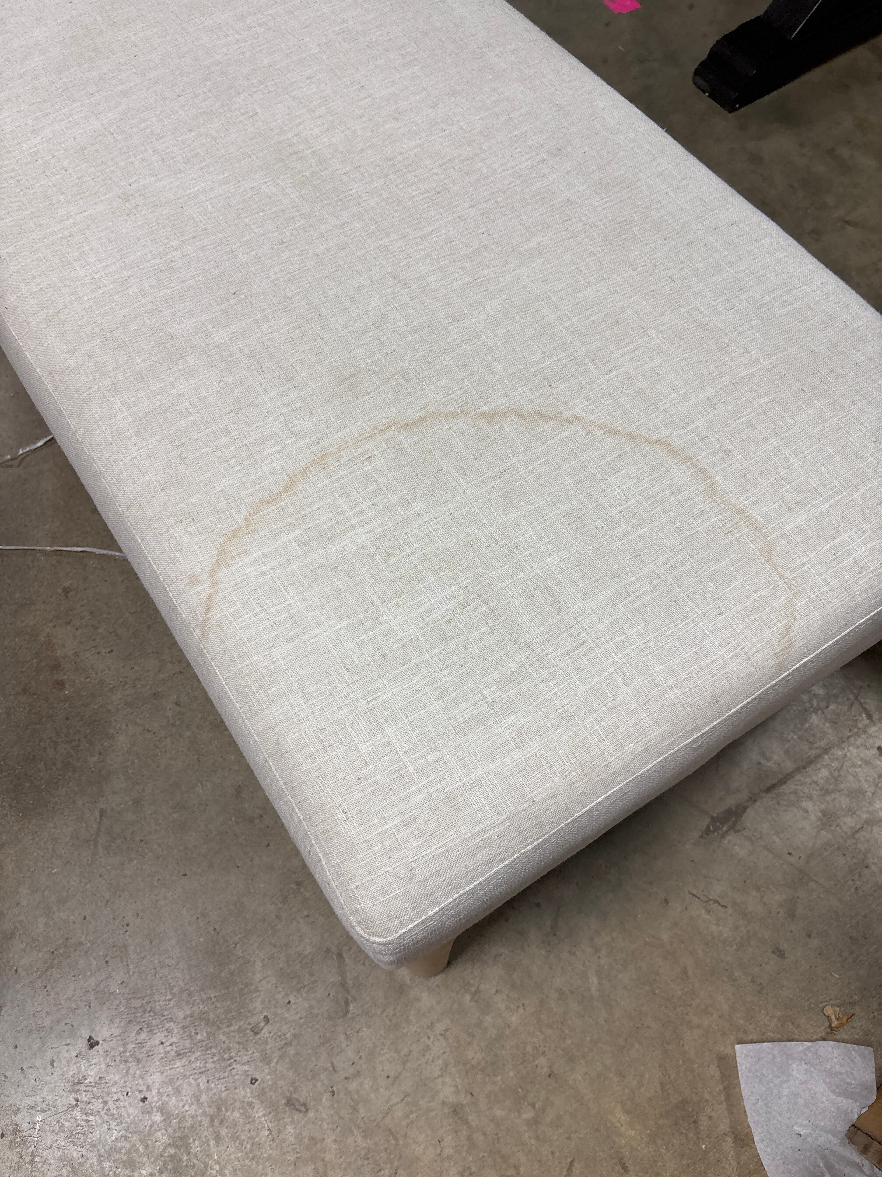Randolph Bench - Linen SHOWROOM ITEM - Image 7