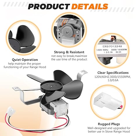 Range Hood Fan Motor - Image 5
