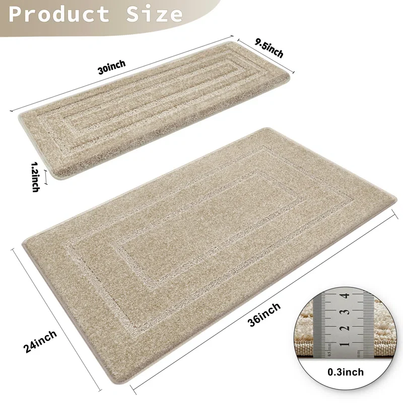 Ravleen Stair Tread 14pcs With 1pcs Match Landing Mat 30"x9.5" - Image 5
