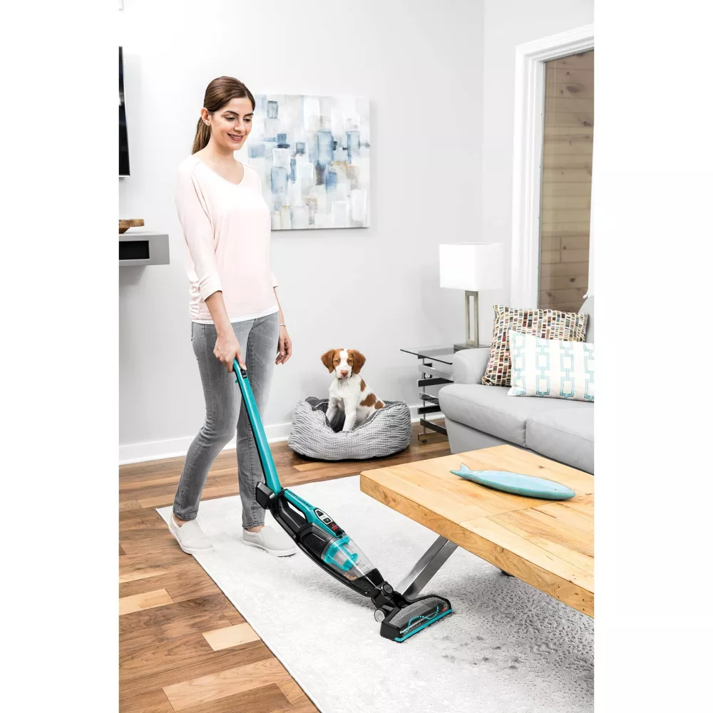 ReadyClean Cordless Stick Vacuum Cleaning Path Blue - Image 3