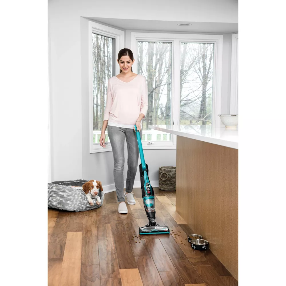 ReadyClean Cordless Stick Vacuum Cleaning Path Blue - Image 4