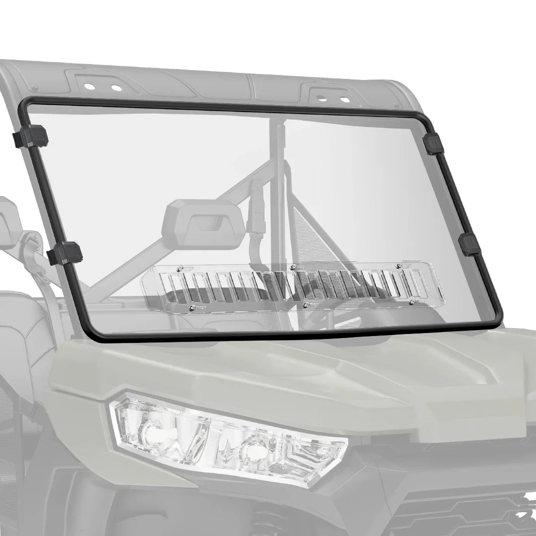 FRONT ONLY Vented Full Windshield for Can Am Defender