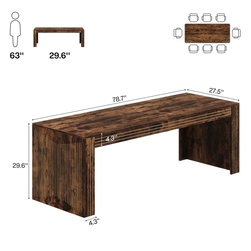 Rectangle Conference Table - Image 4