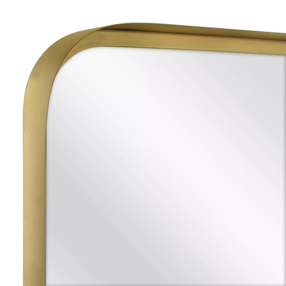 Rectangular Decorative Mirror with Rounded Corners - Image 4