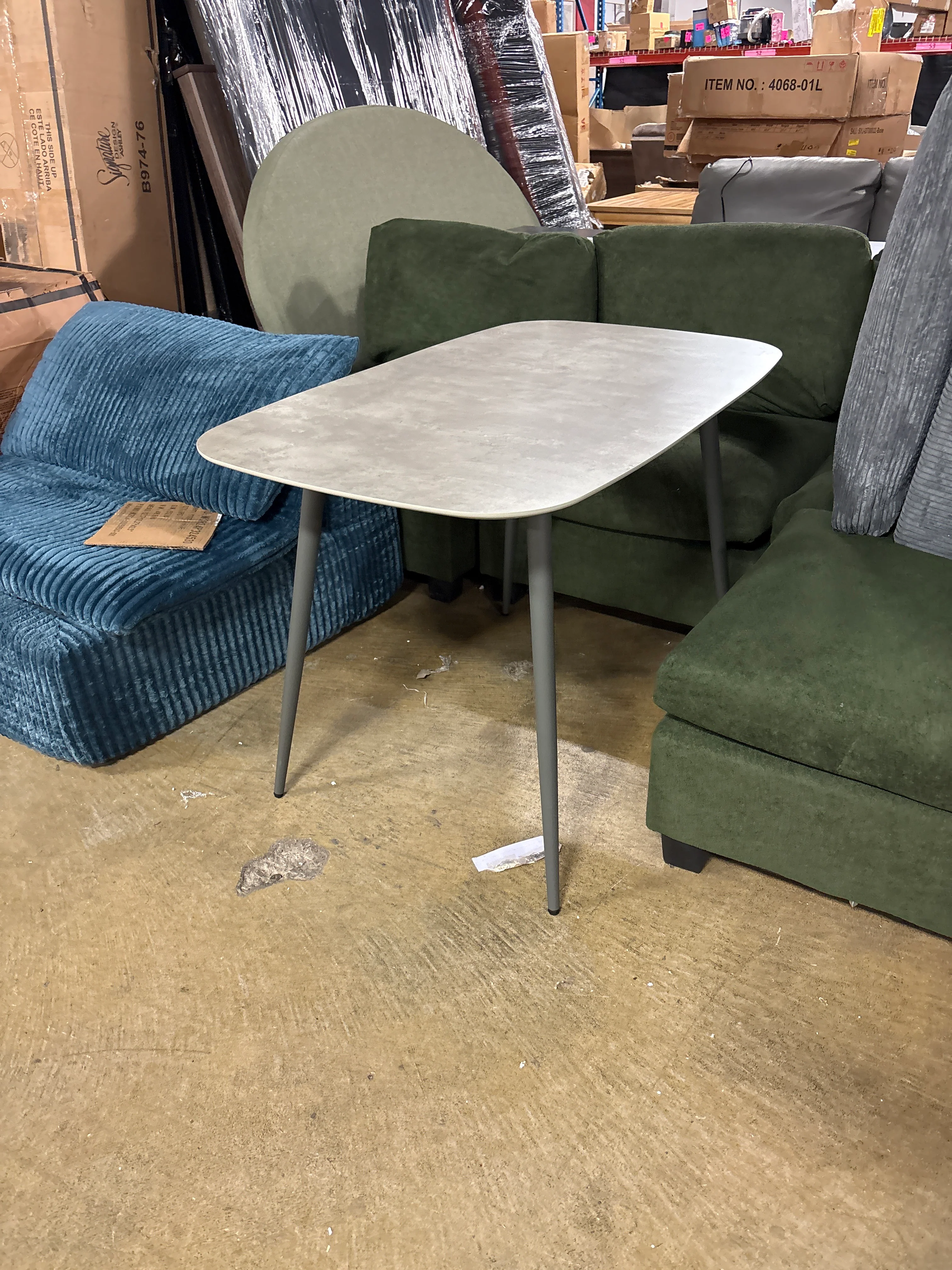 Rectangular Table, Modern Dining Kitchen Table SHOWROOM ITEM - Image 2