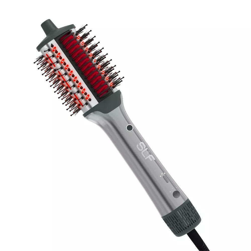 Red Light Therapy 5-in-1 Ionic Dry Hair Brush & Heat Comb