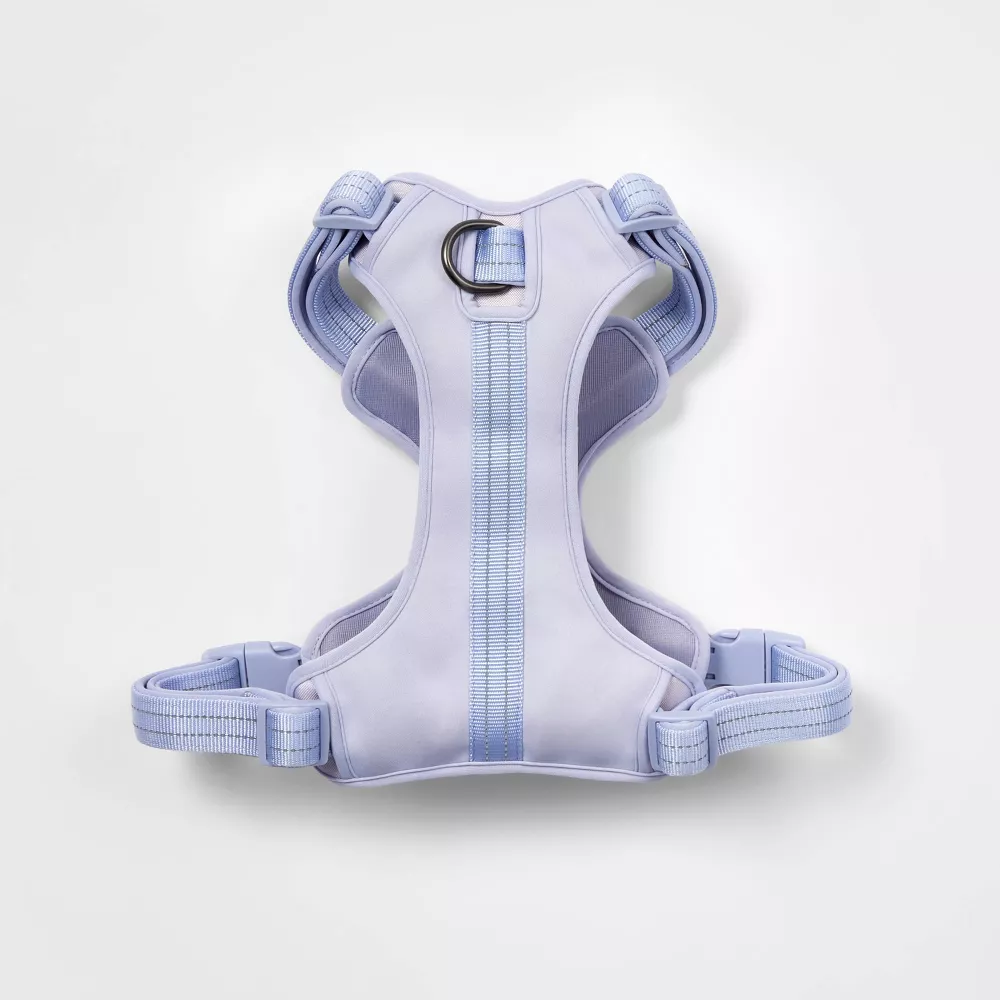 Reflective + Comfort Adjustable Dog Harness - Lilac - Image 2