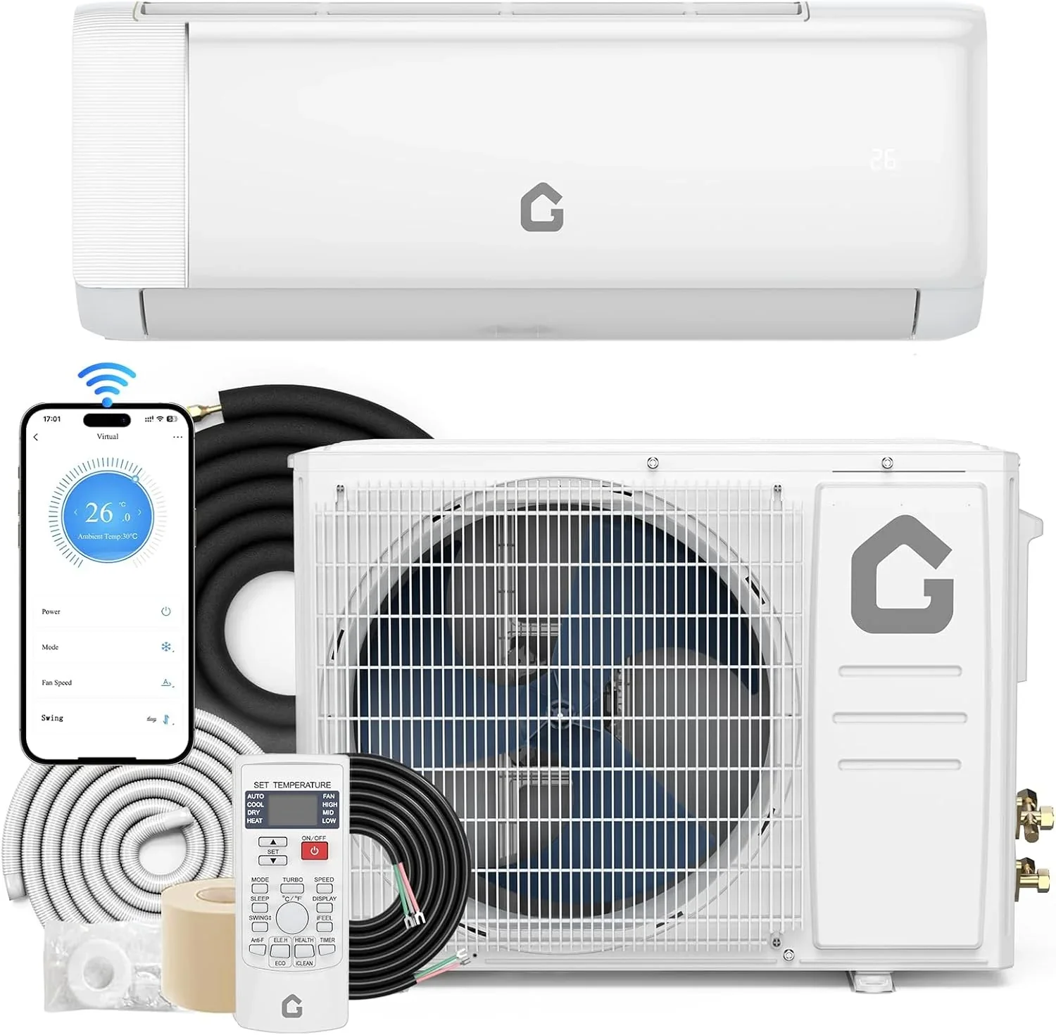 Refrigerant SEER Mini Split Air Conditioner
