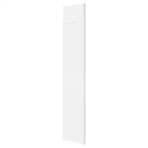 Refrigerator End Panel Kit With Panel Height Extenders in Satin White
