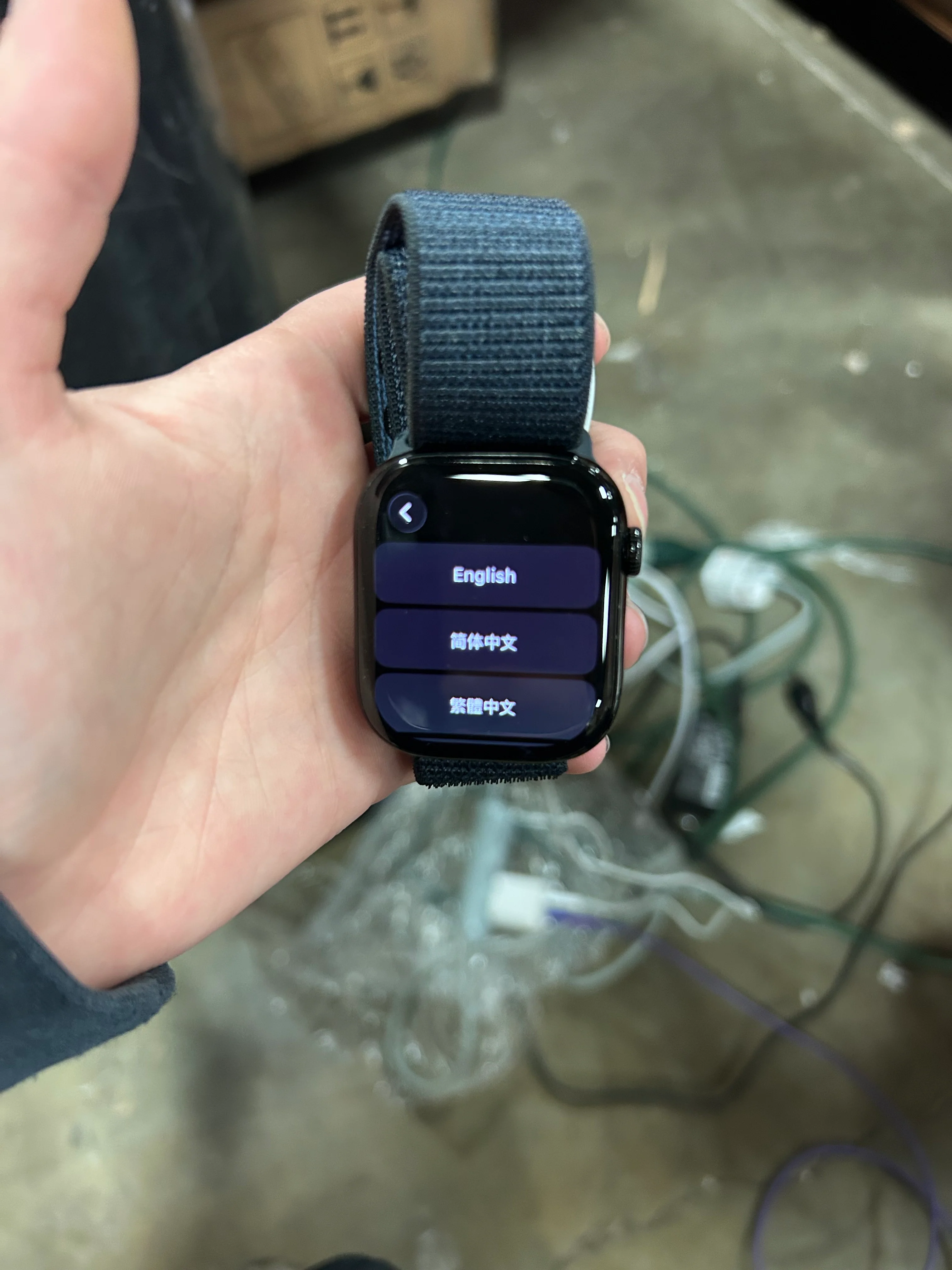 Watch Series 10 GPS Jet Black Aluminum Case with Ink Sport Loop - Image 8