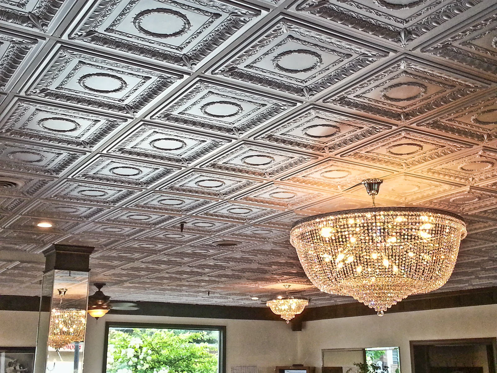 SET OF 4 boxes, Regal Ceiling Tile - Dusky Nickel - Image 2
