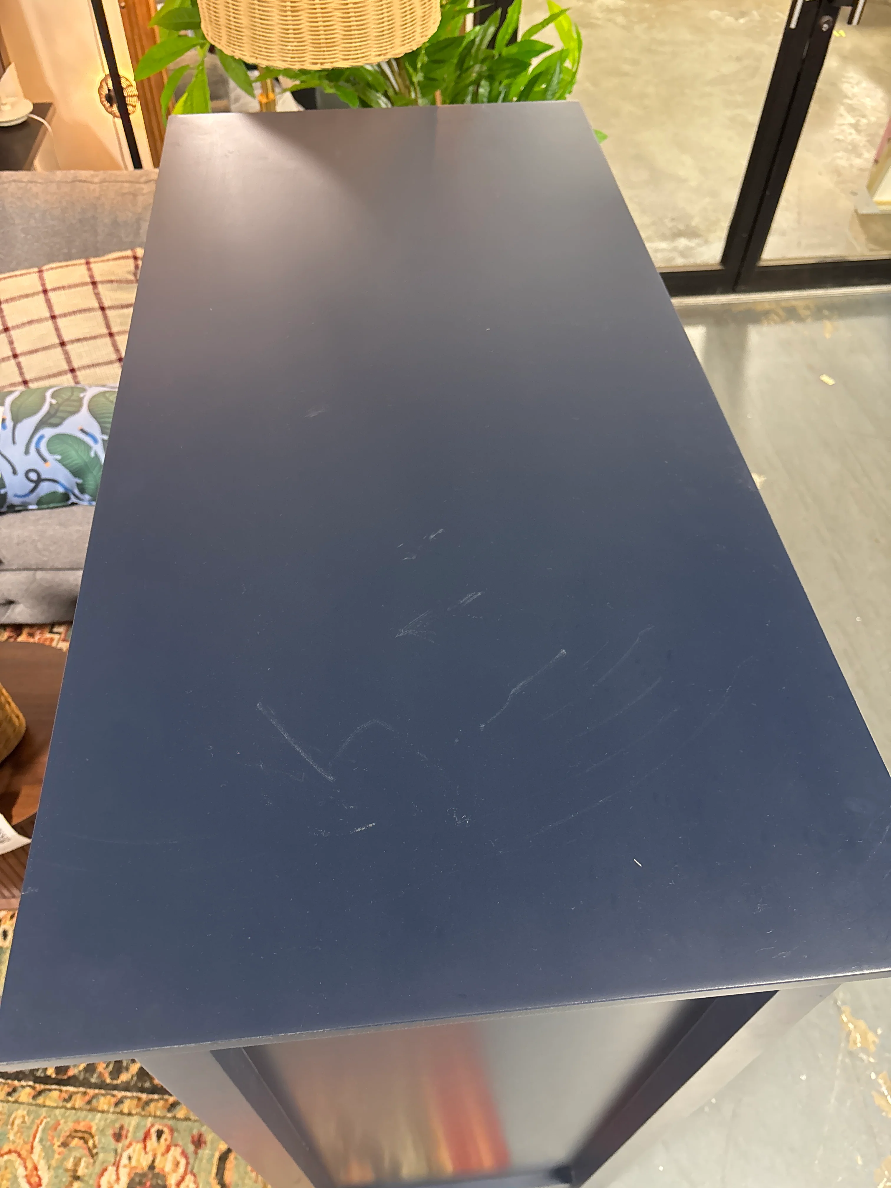 Renee 40'' 5-Drawer Dresser - Blue SHOWROOM ITEM - Image 5
