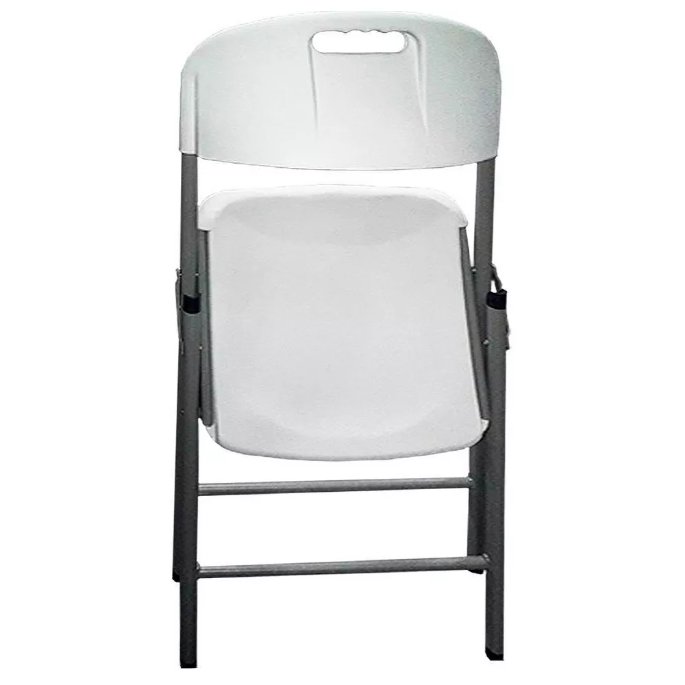Resin Folding Chair Off White - Image 2