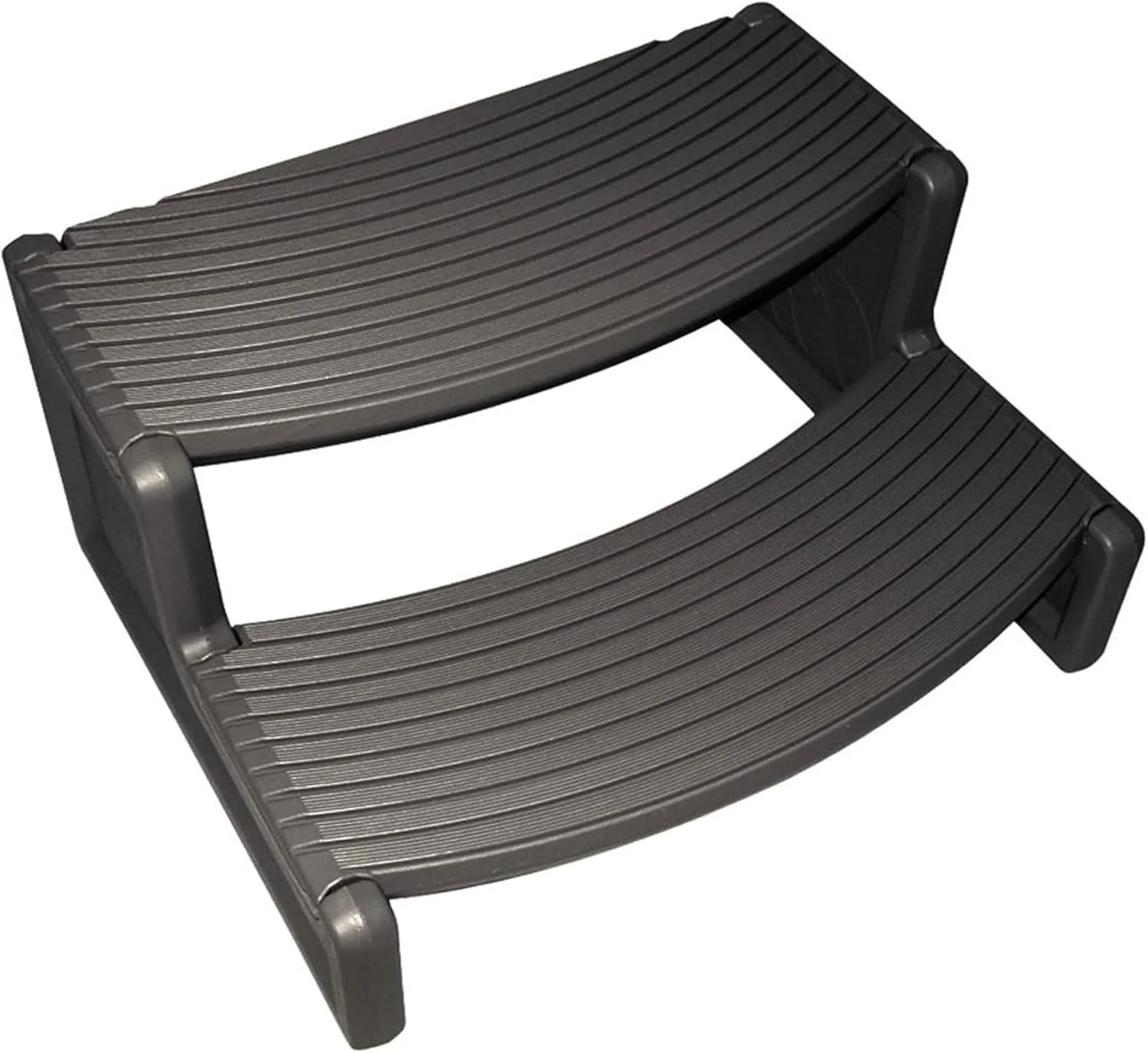 Resin Multi Purpose Outdoor Non Slip Portable Spa, Charcoal Grey