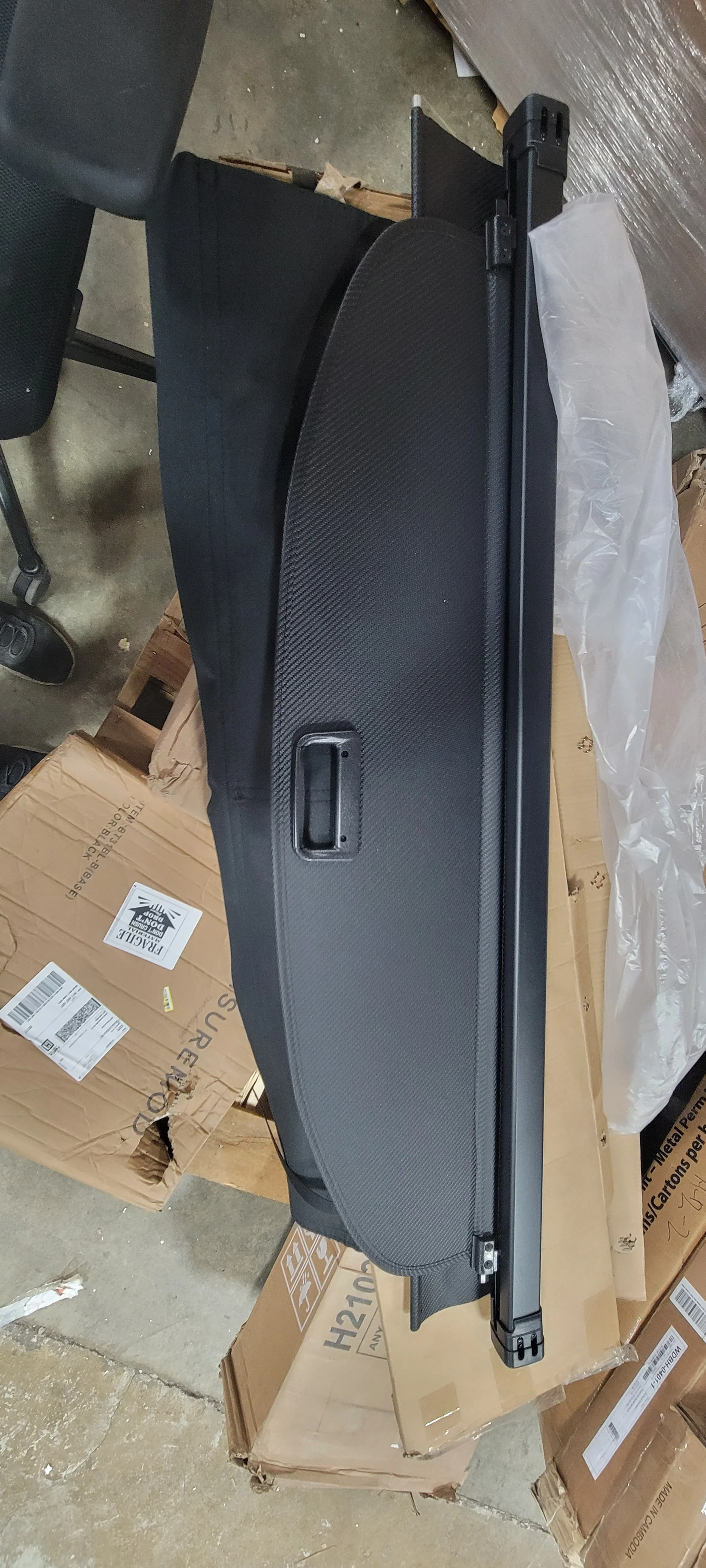 Retractable Cargo Cover for 2026-2024 Subaru Crosstrek, Trunk Cargo Cover Luggage Security Shade Cover Shielding Shade Anti-Peeping Luggage Privacy Screen, Carbon Fiber - Image 5