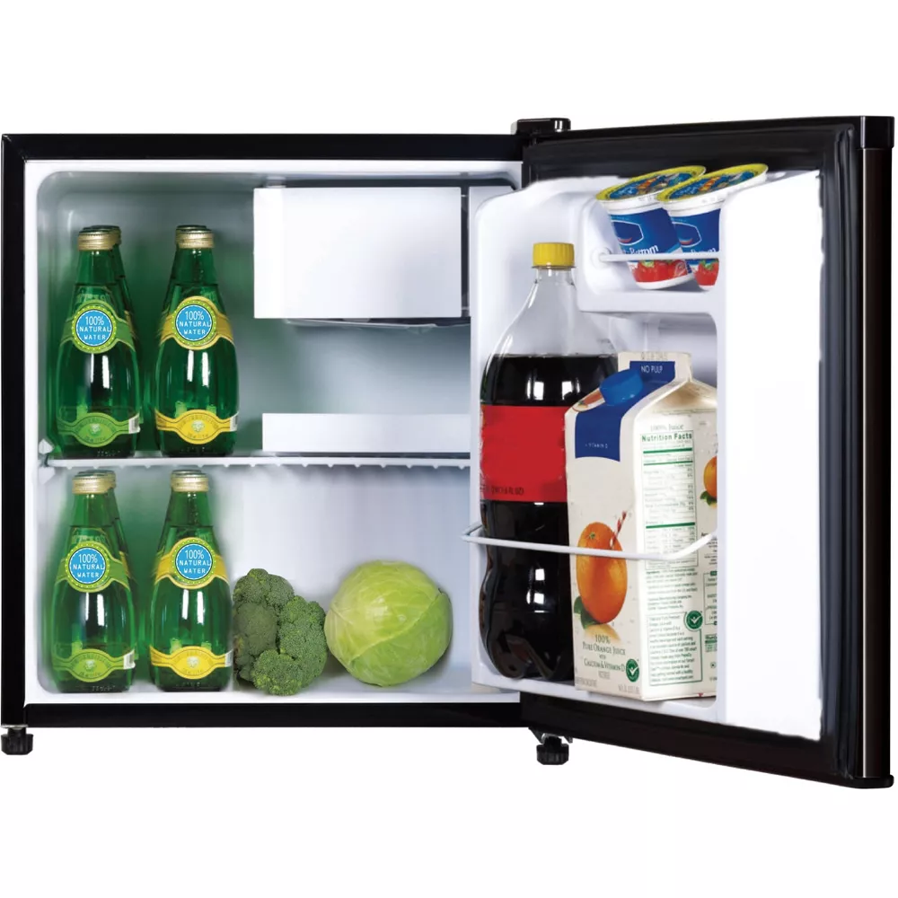 Retro Fridge With Side Bottle Opener Black - Image 2