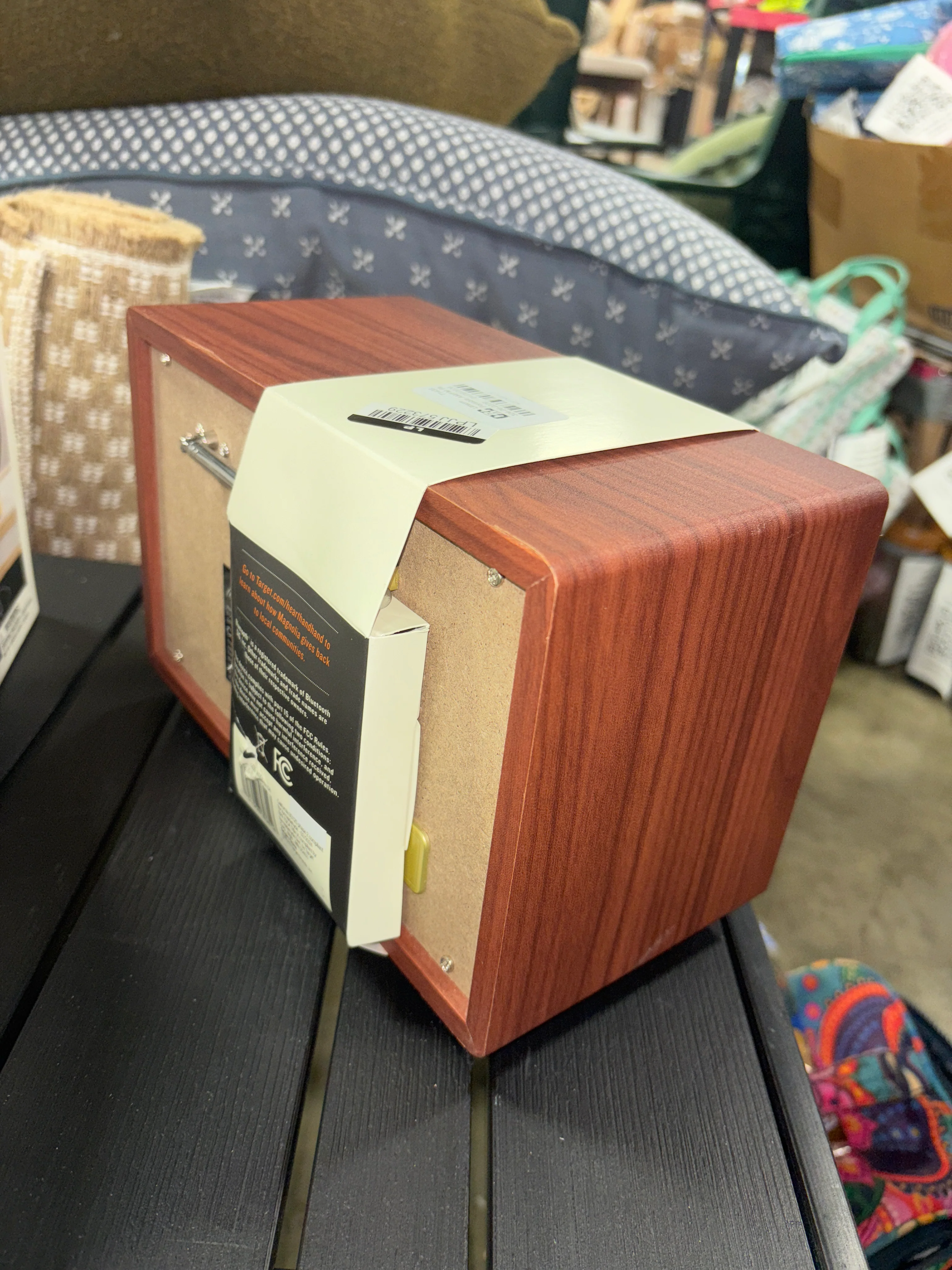 RETRO Portable AM/FM Bluetooth Radio Tonal Brown SHOWROOM ITEM - Image 3