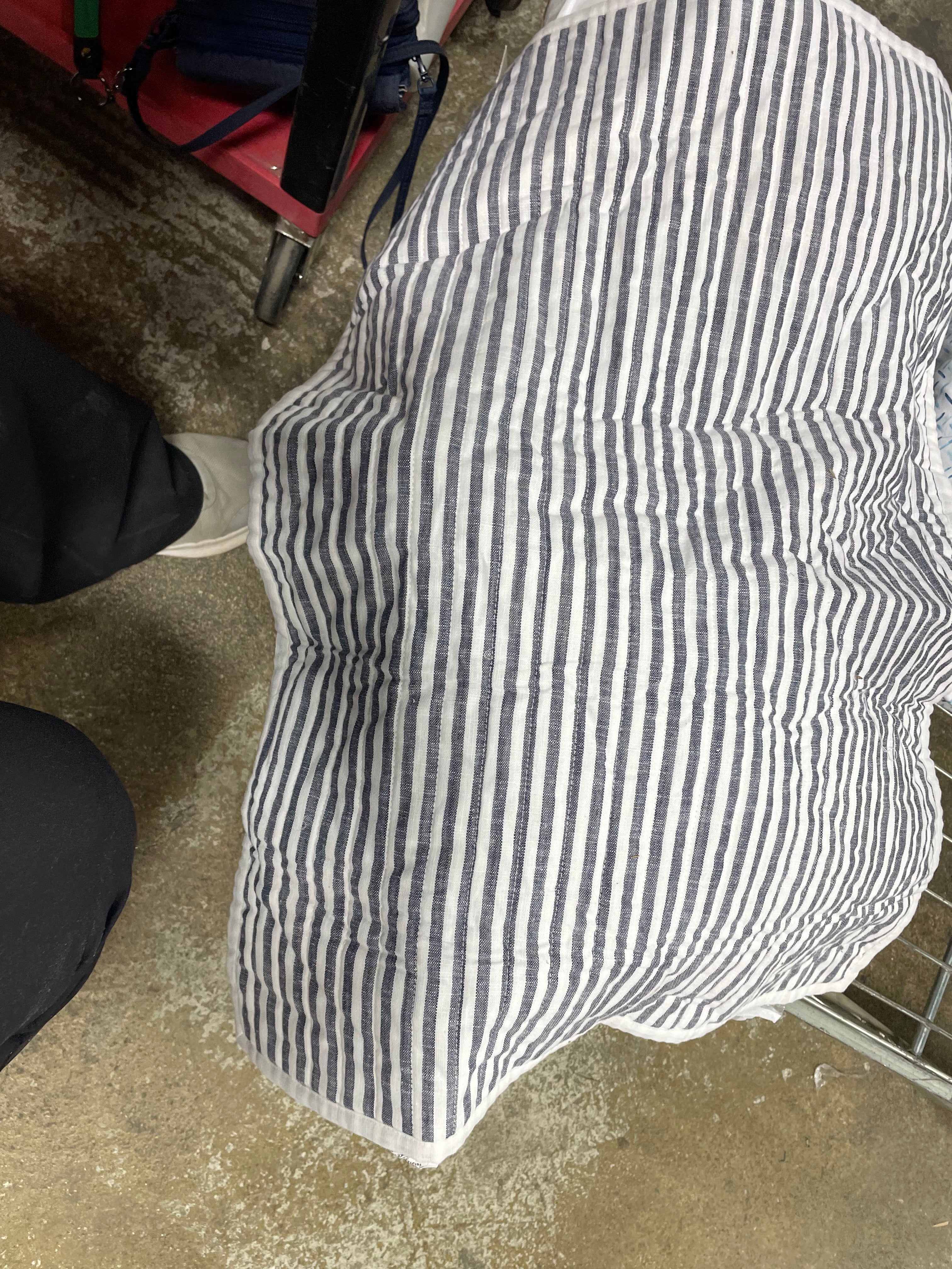 Reversible Cotton Stripe Quilt Sham - Standard - Image 7