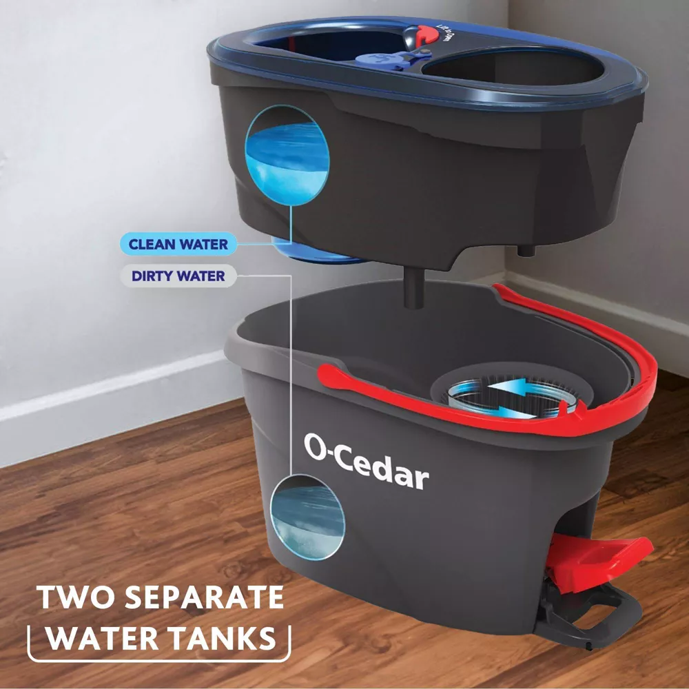 RinseClean Spin Mop & Bucket System - Image 4