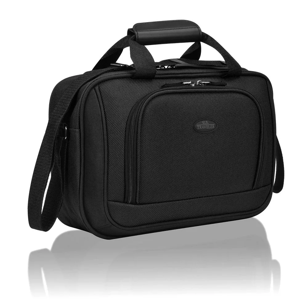 Rio 2-Piece Expandable Softside Carry On Luggage Set - Black - Image 4