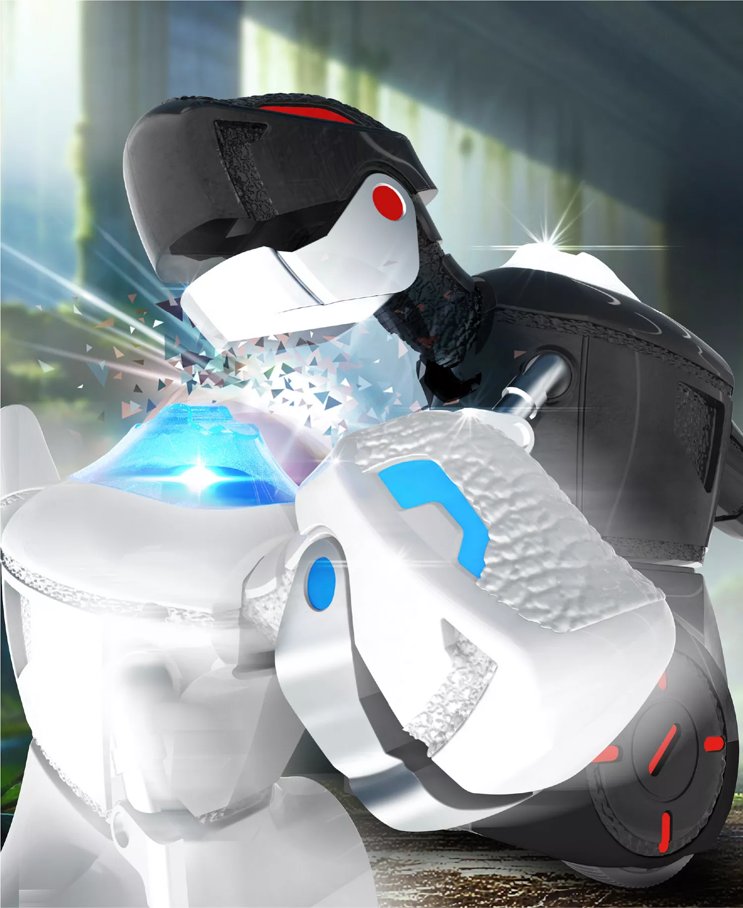 Robo Raptor Rivals Battle Dinos Toy - Image 2