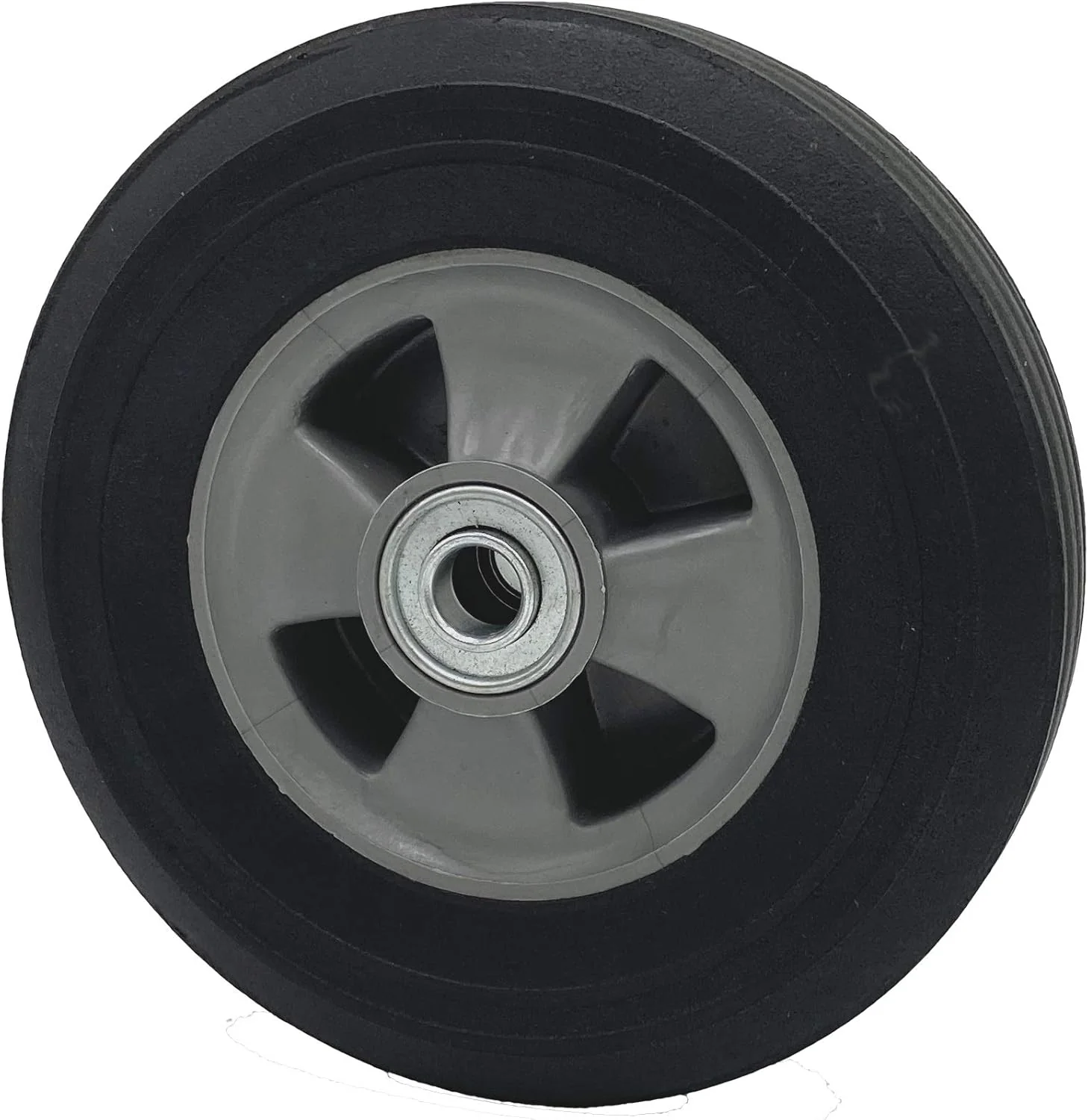 Solid Rubber Hand Truck Wheel Set of 8