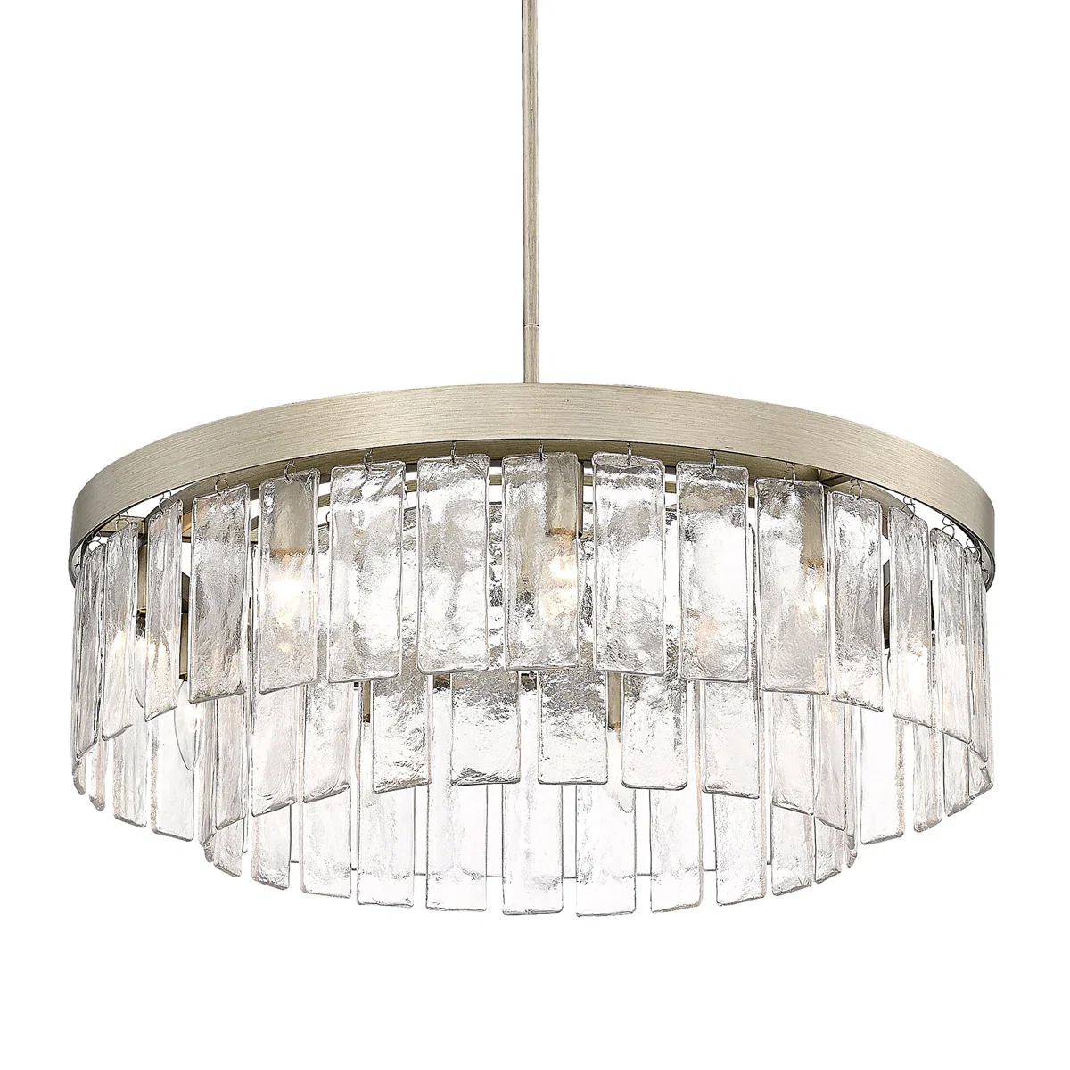 Rodrico 9 - Light Steel Dimmable Geometric Chandelier - Image 2