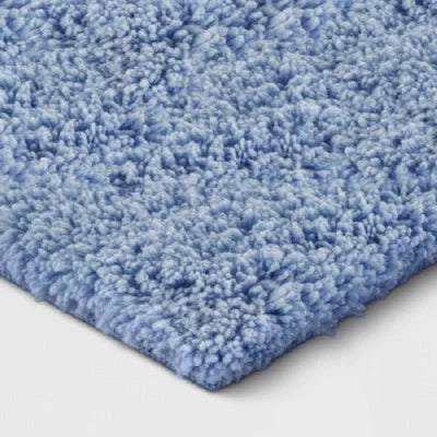 Solid Tufted Soft Accent Washable Rug Blue 4' X 6' - Image 3