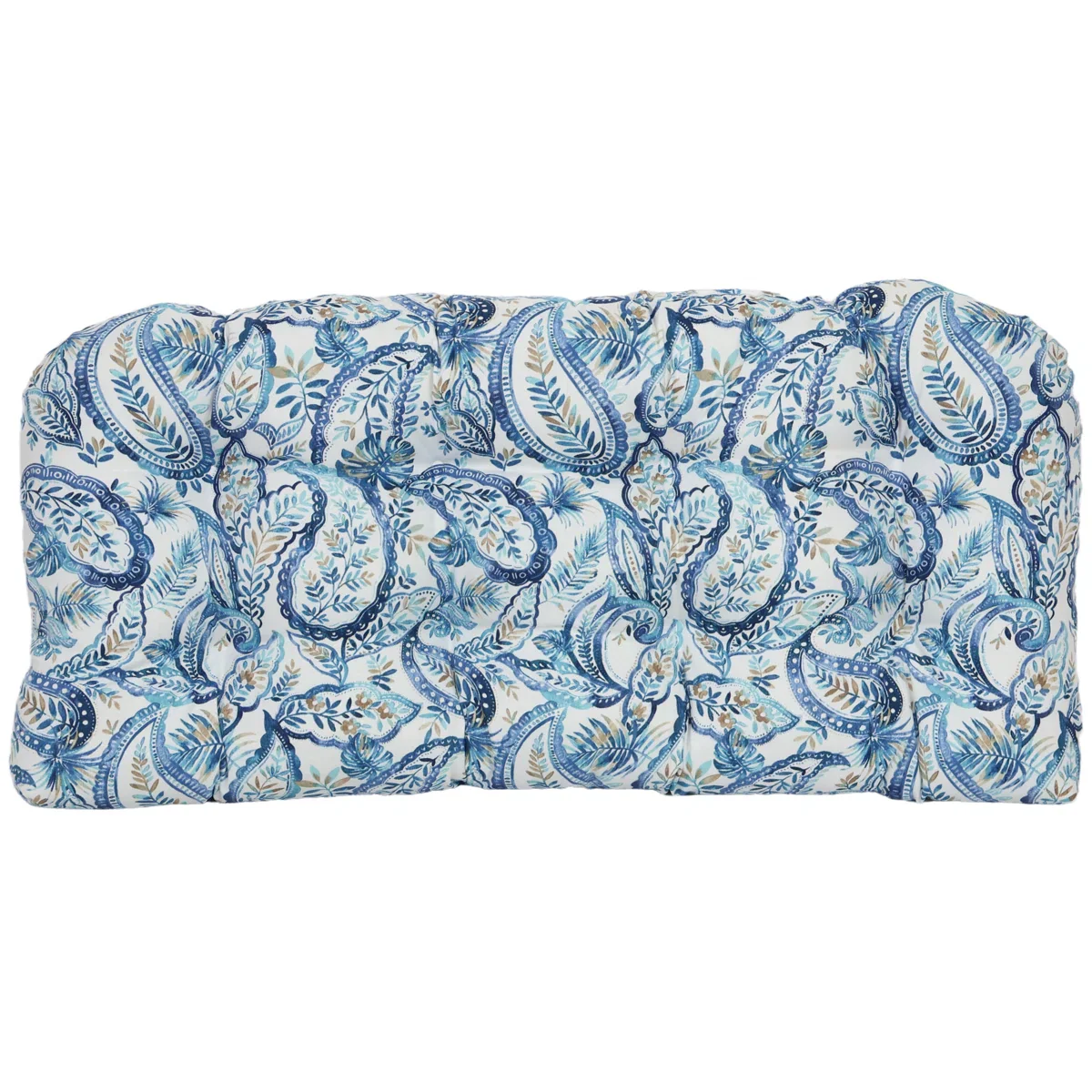 Rounded Back Outdoor Settee Cushion Set Of 3 - Image 3