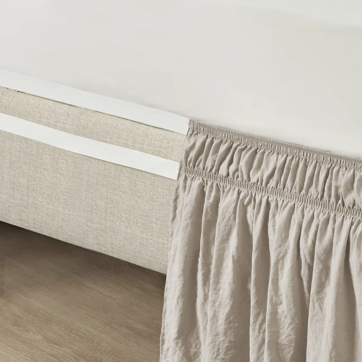 Ruffled Wrap Around Bed Skirt King - Image 2