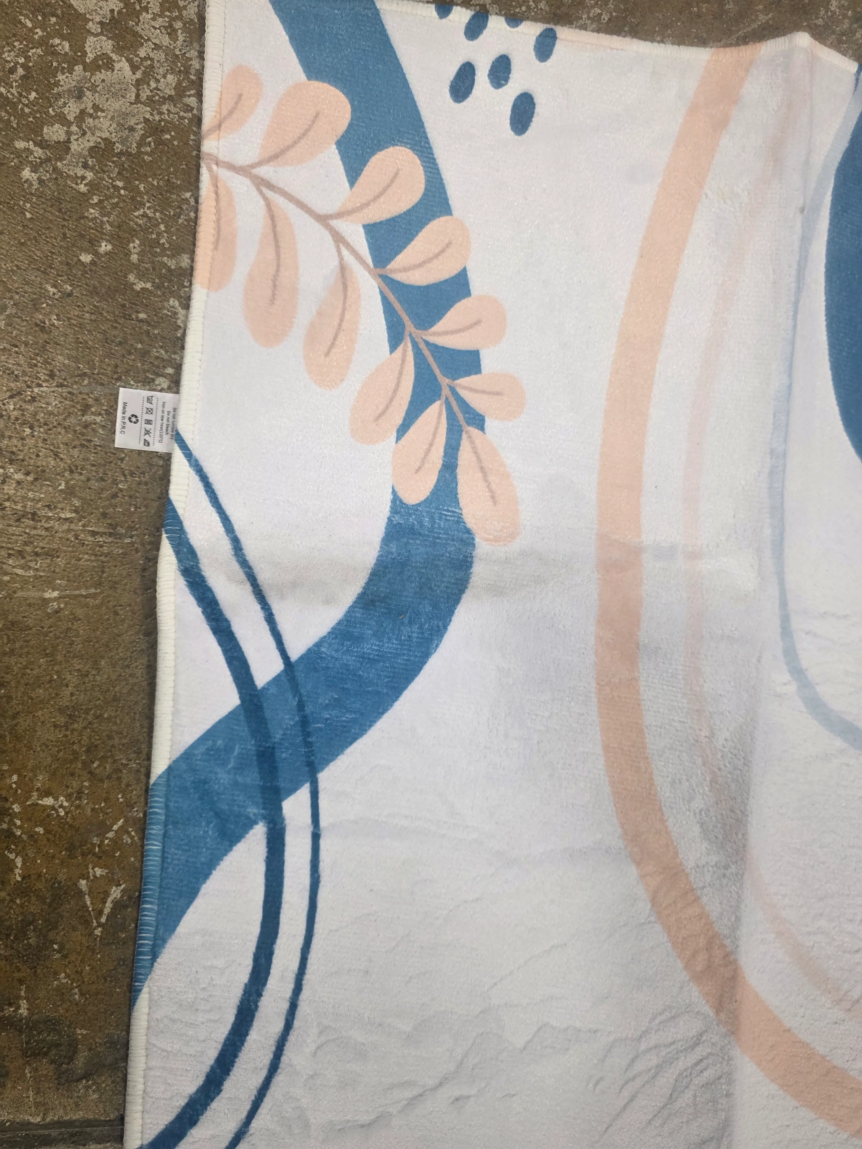 Modern Large Floral Non-Slip (Non-Skid) Runner Rug 2' x 10' - Image 7