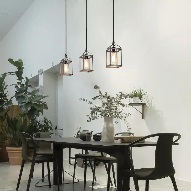 Rustic Farmhouse Coastal Mini Pendant Black - Image 3