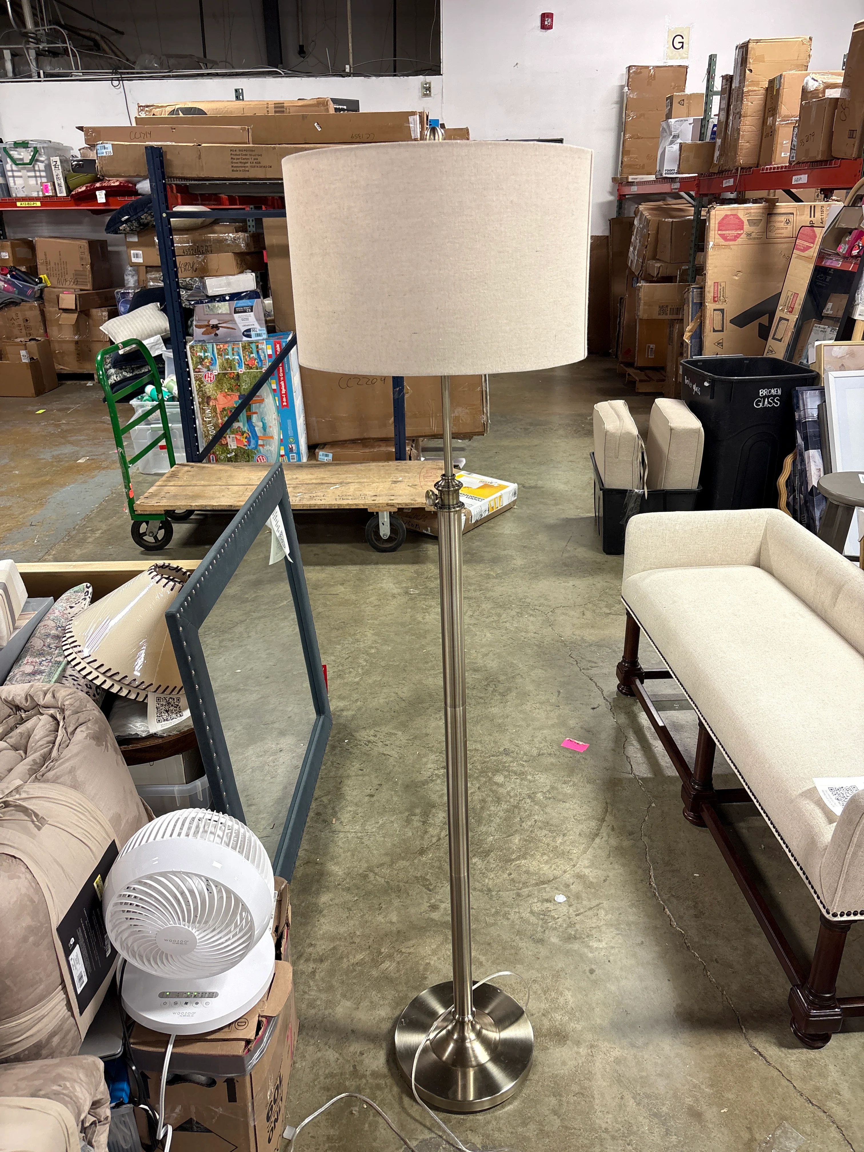 Safavieh Leeland Floor Lamp SHOWROOM ITEM - Image 2