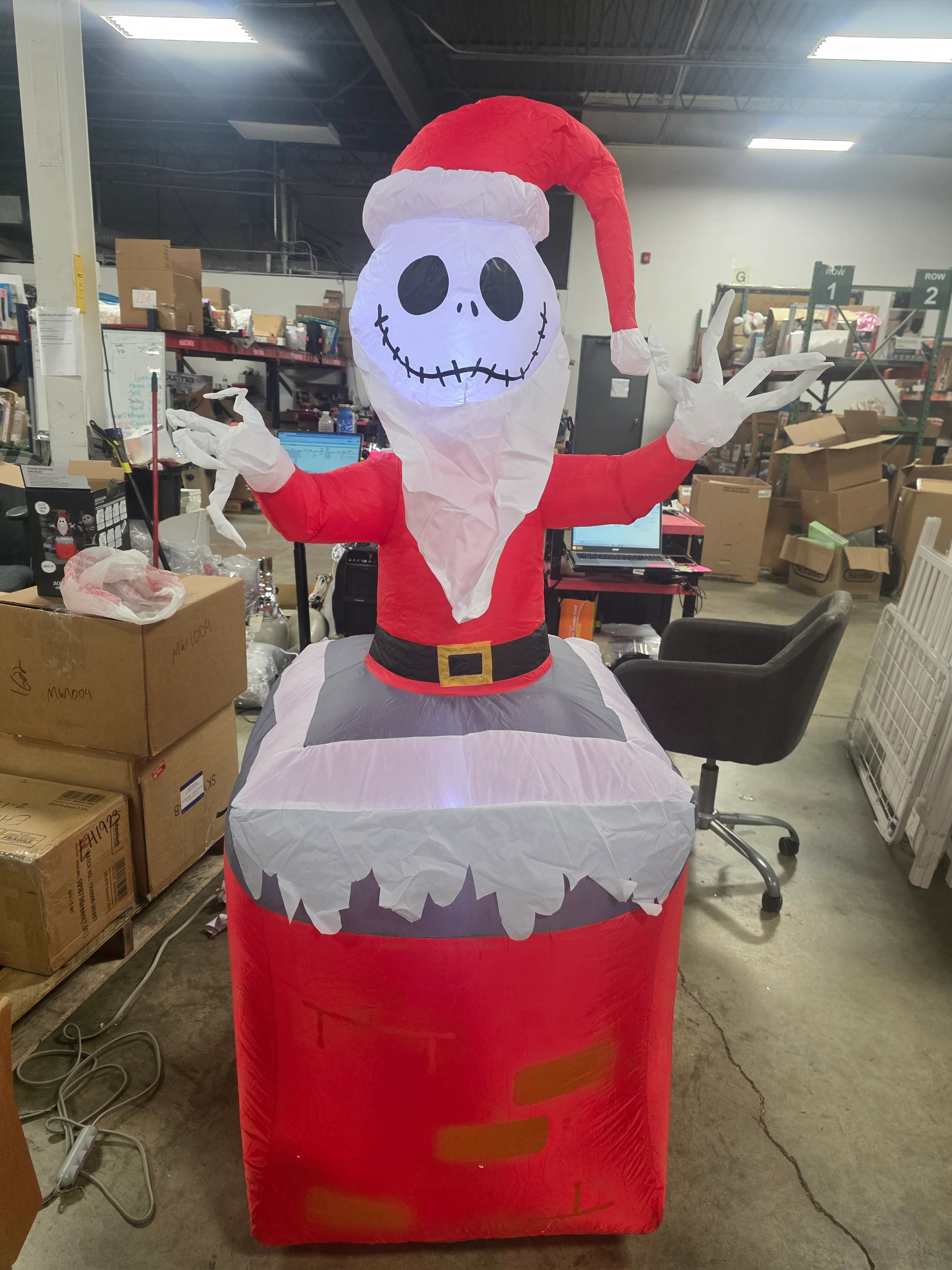Jack Skellington Airblown Inflatable Nightmare Before Christmas, final cut - Image 2