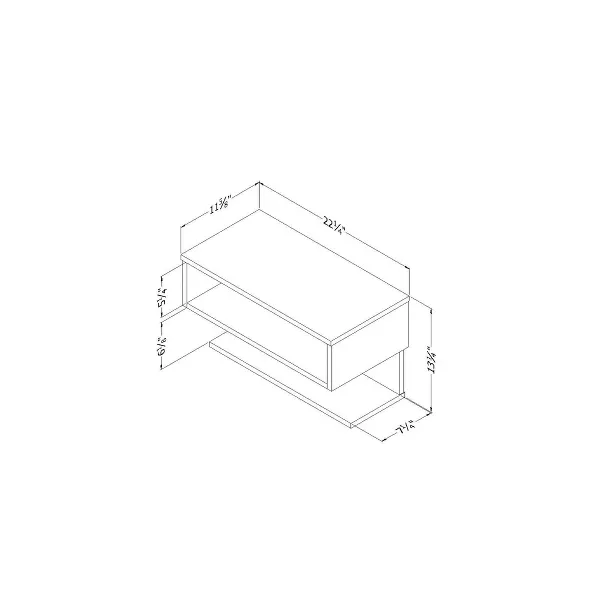 Sazena Floating Nightstand - Image 5