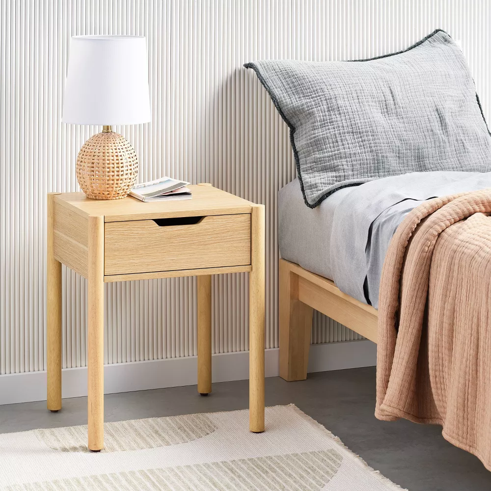 Scandi Nightstand Natural - Image 4
