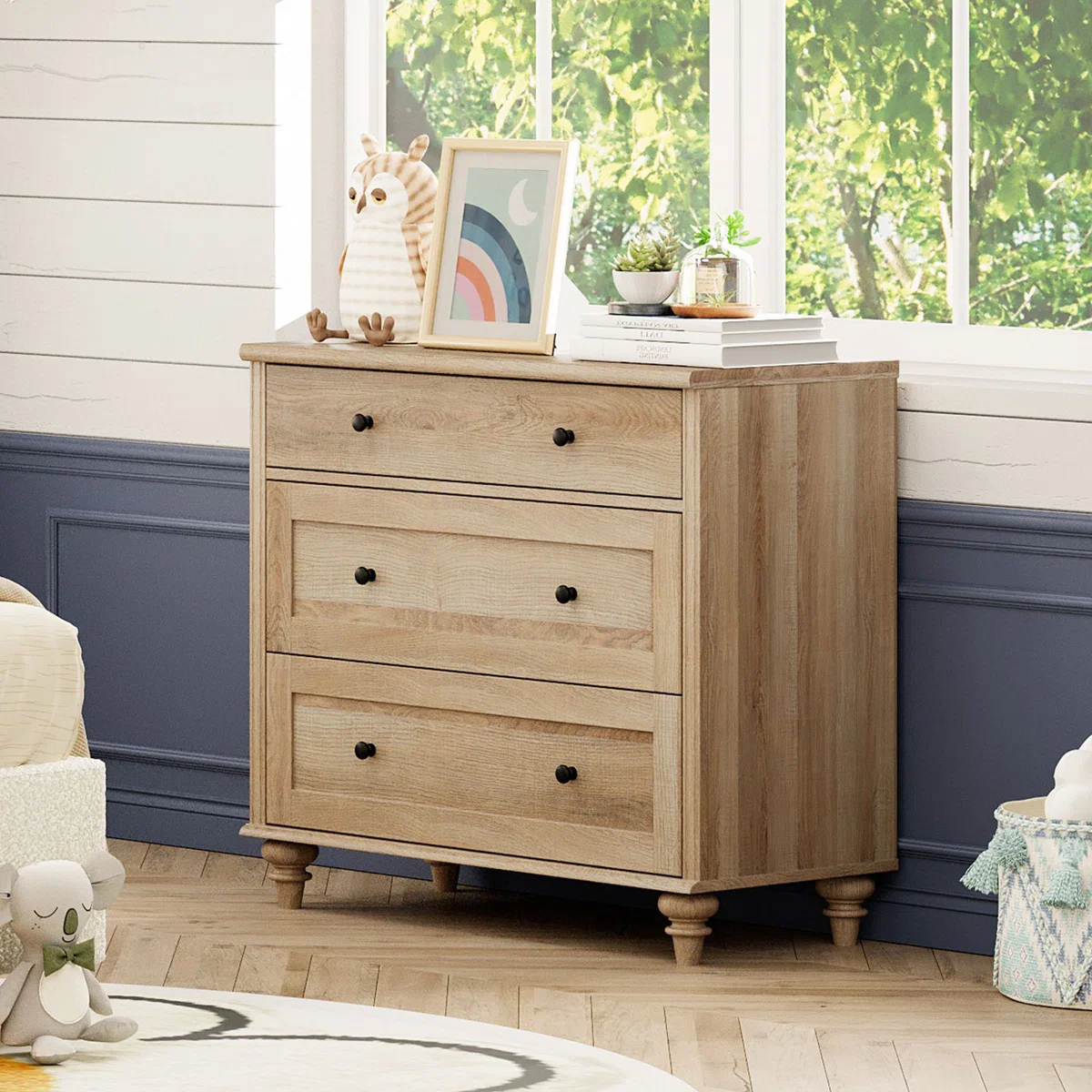 Scarlett Kids Dresser/Baby Dresser For Bedroom With 3 Drawers - SHOWROOM ITEM