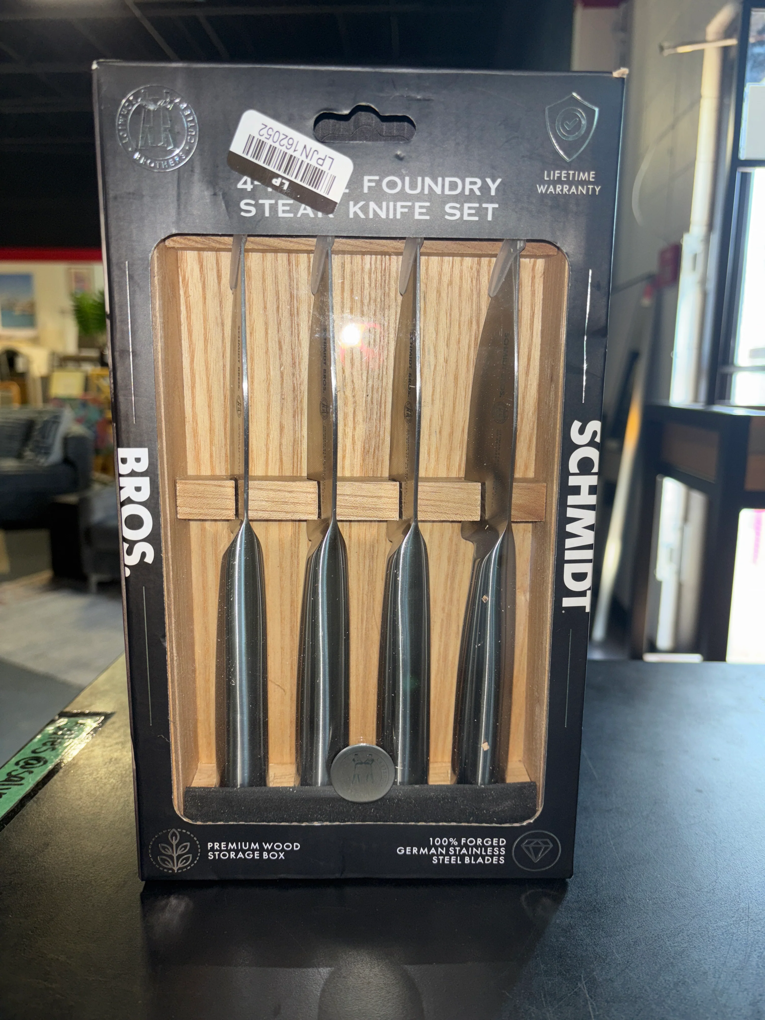 Schmidt Bros Cutlery 4pc Foundry Steak Knife Set SHOWROOM ITEM - Image 2
