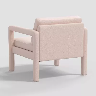 Sculptural Fully Upholstered Accent Chair - Image 3