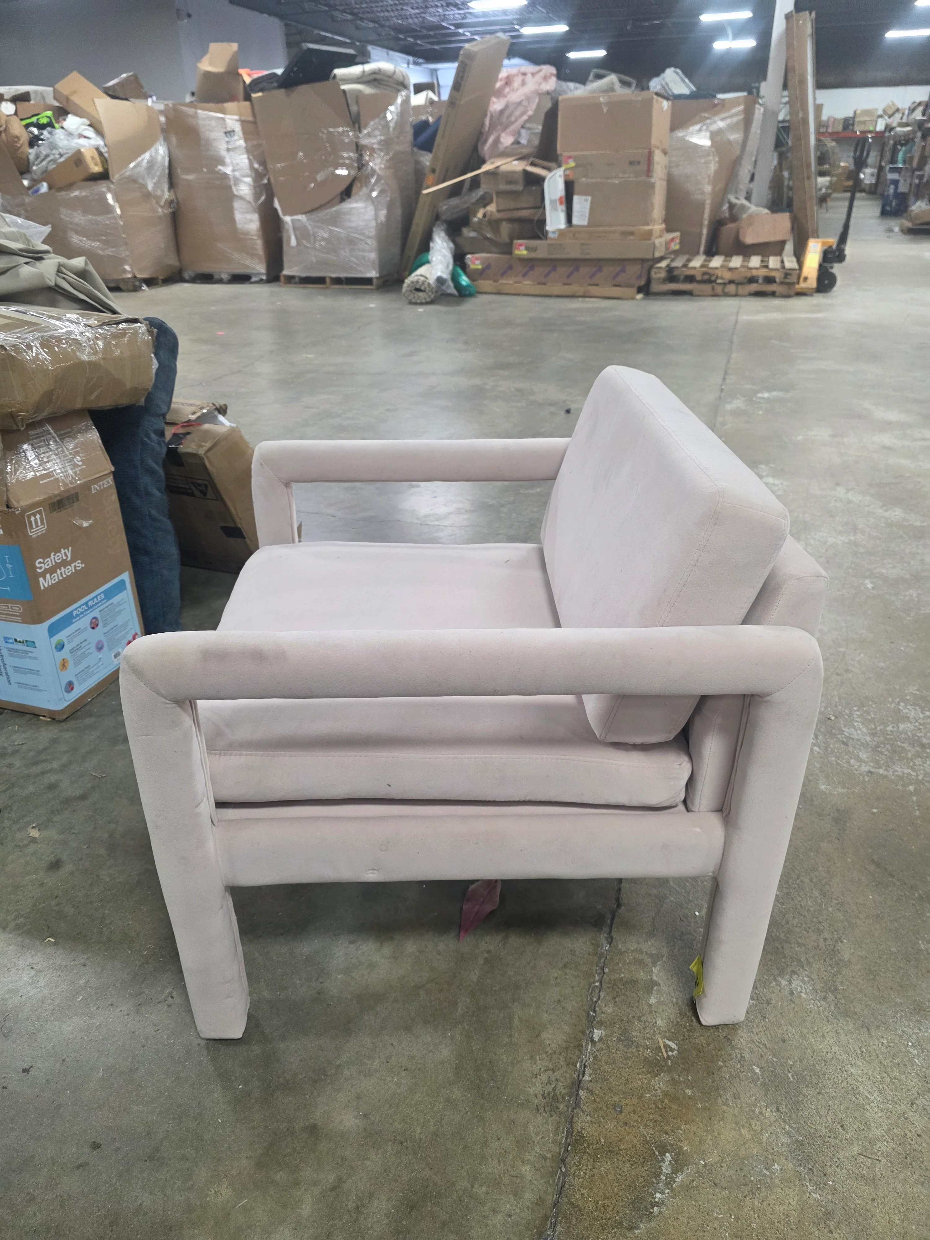 Sculptural Fully Upholstered Accent Chair - Image 6