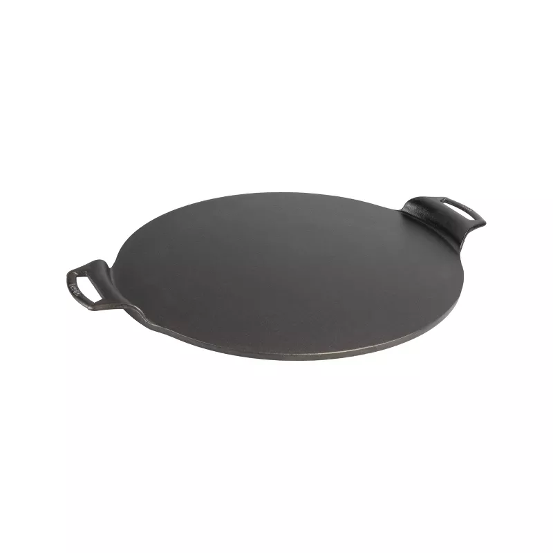 Seasoned Cast Iron Pizza Pan Black