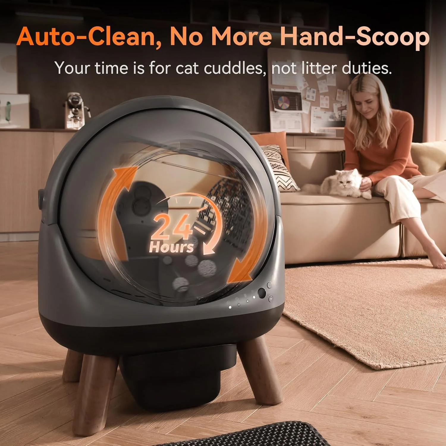 Self Cleaning Litter Box for Multiple Cats - Image 5