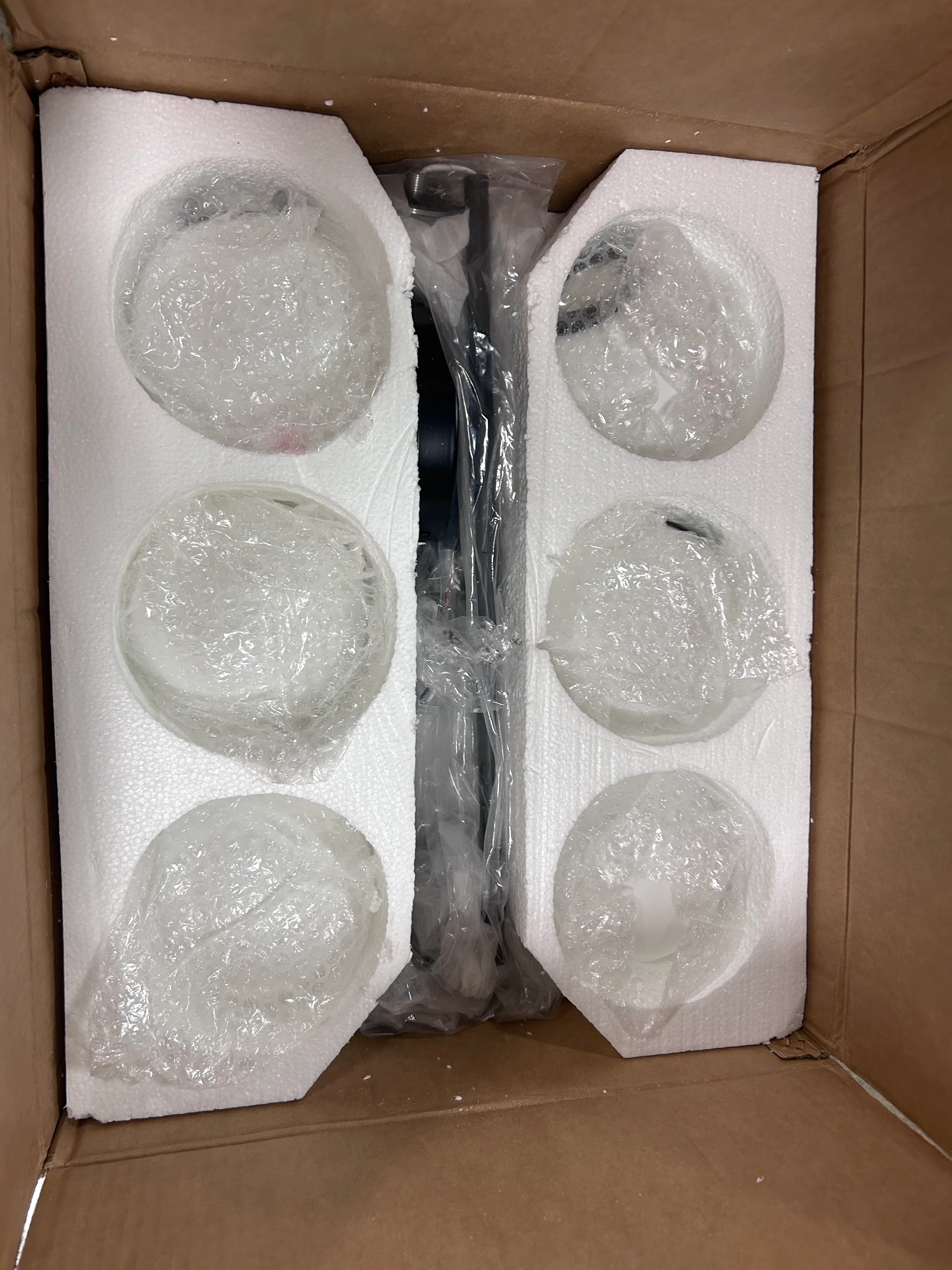 Semi Flush Mount Ceiling Light Fixture, 6 Lights Modern Sputnik Chandelier Ceiling Lamp - Image 7