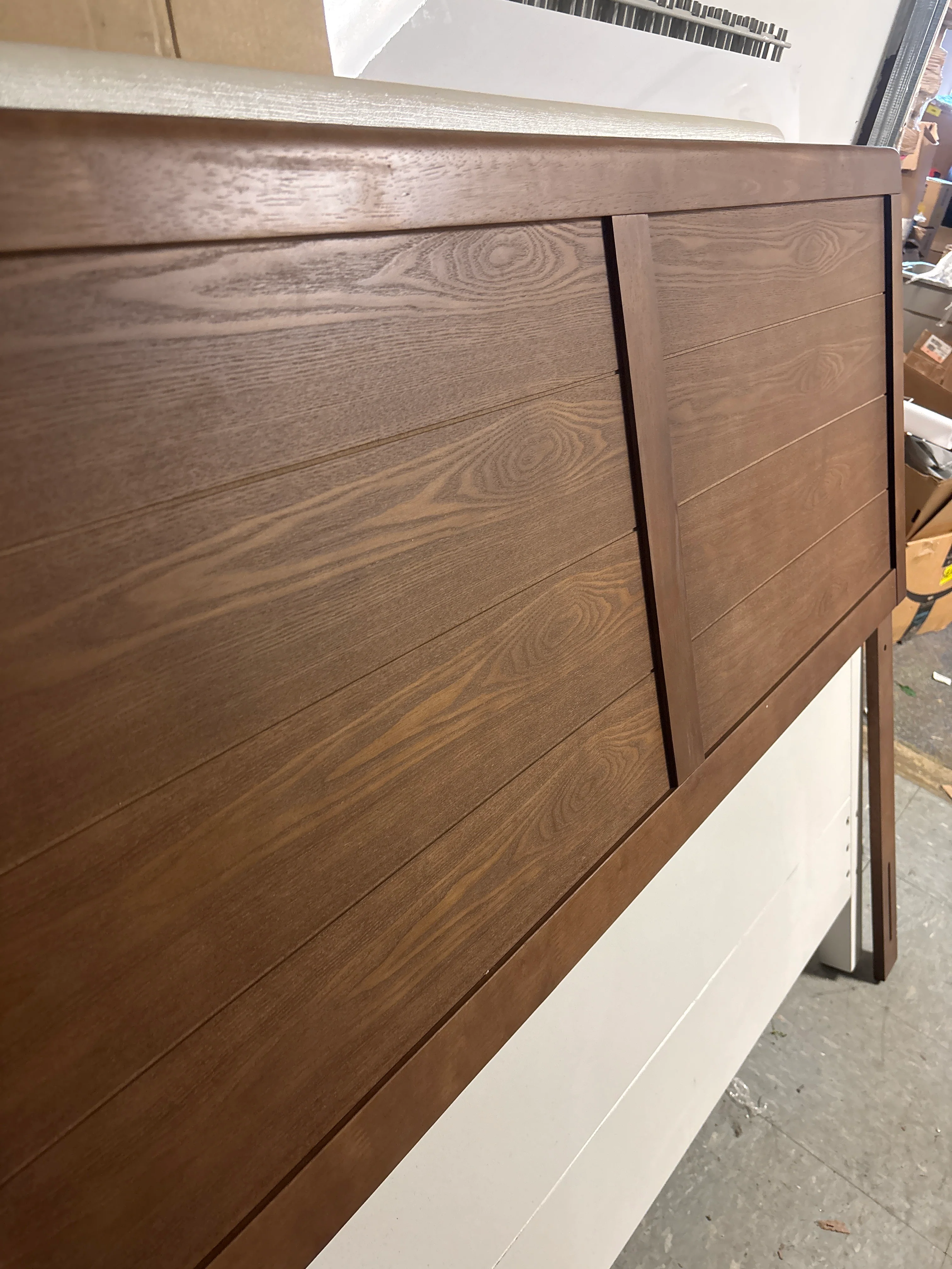 Seren Ash Walnut King Headboard SHOWROOM ITEM - Image 3