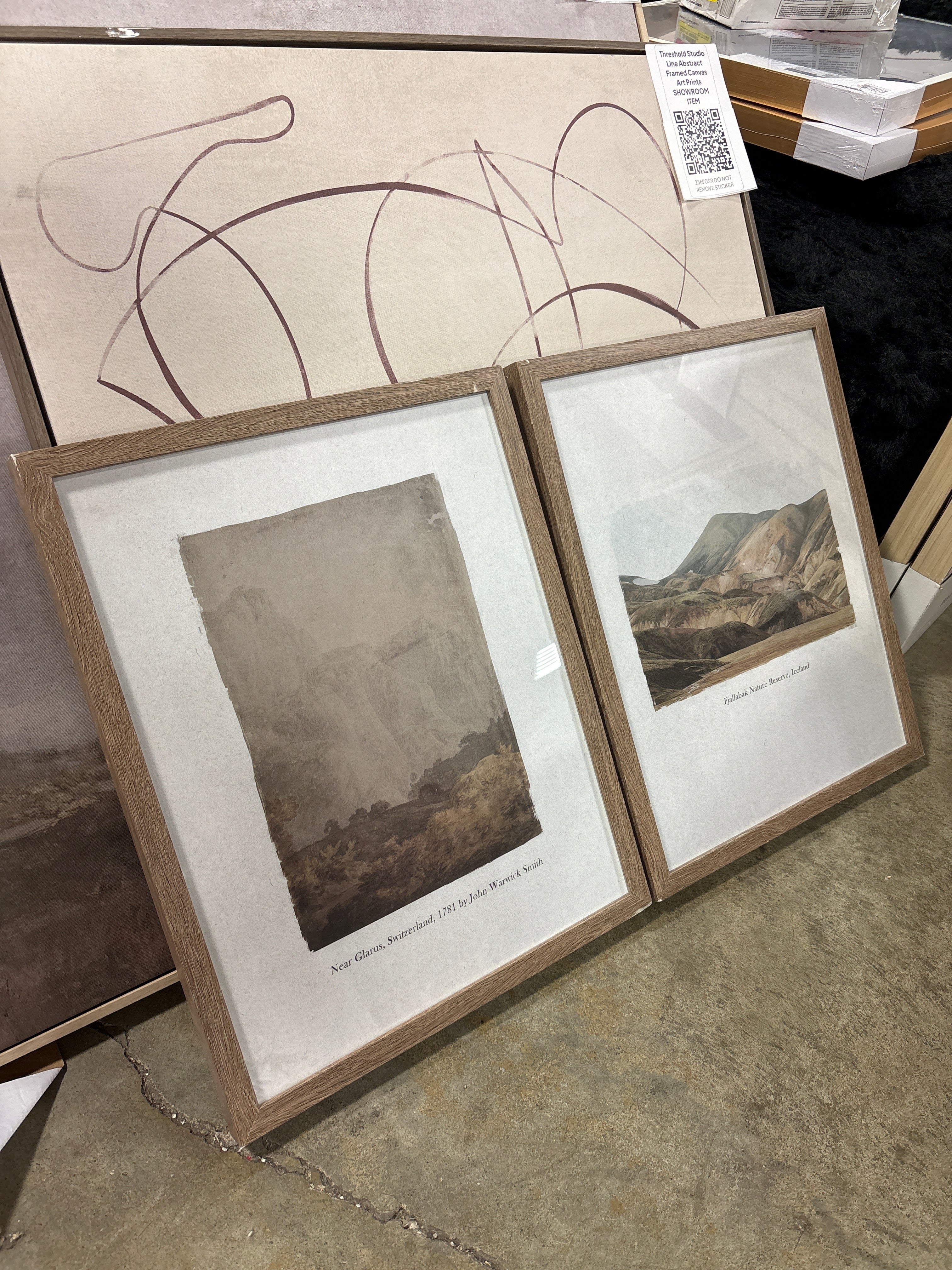 (Set of 2) 16" x 20" Glass Textbook Framed Prints - Threshold™ designed with Studio McGee: Traditional Wall Art, Polystyrene Frame SHOWROOM ITEM - Image 2