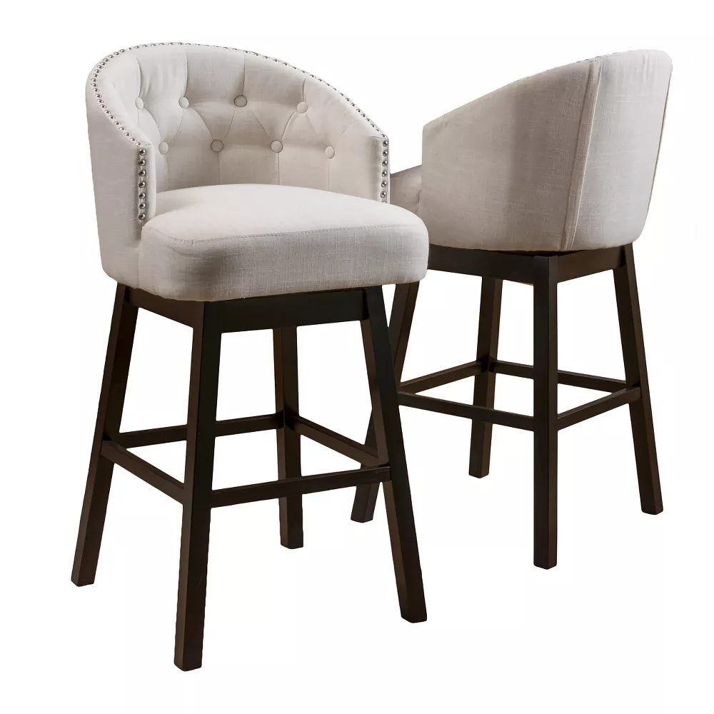 Set of 2 Ogden Barstool Beige